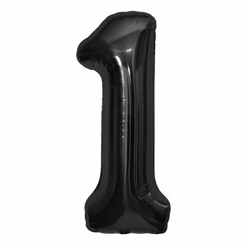 16"/ 32"/ 40 inch 0-9 Black Number Balloons with Individually Packaged