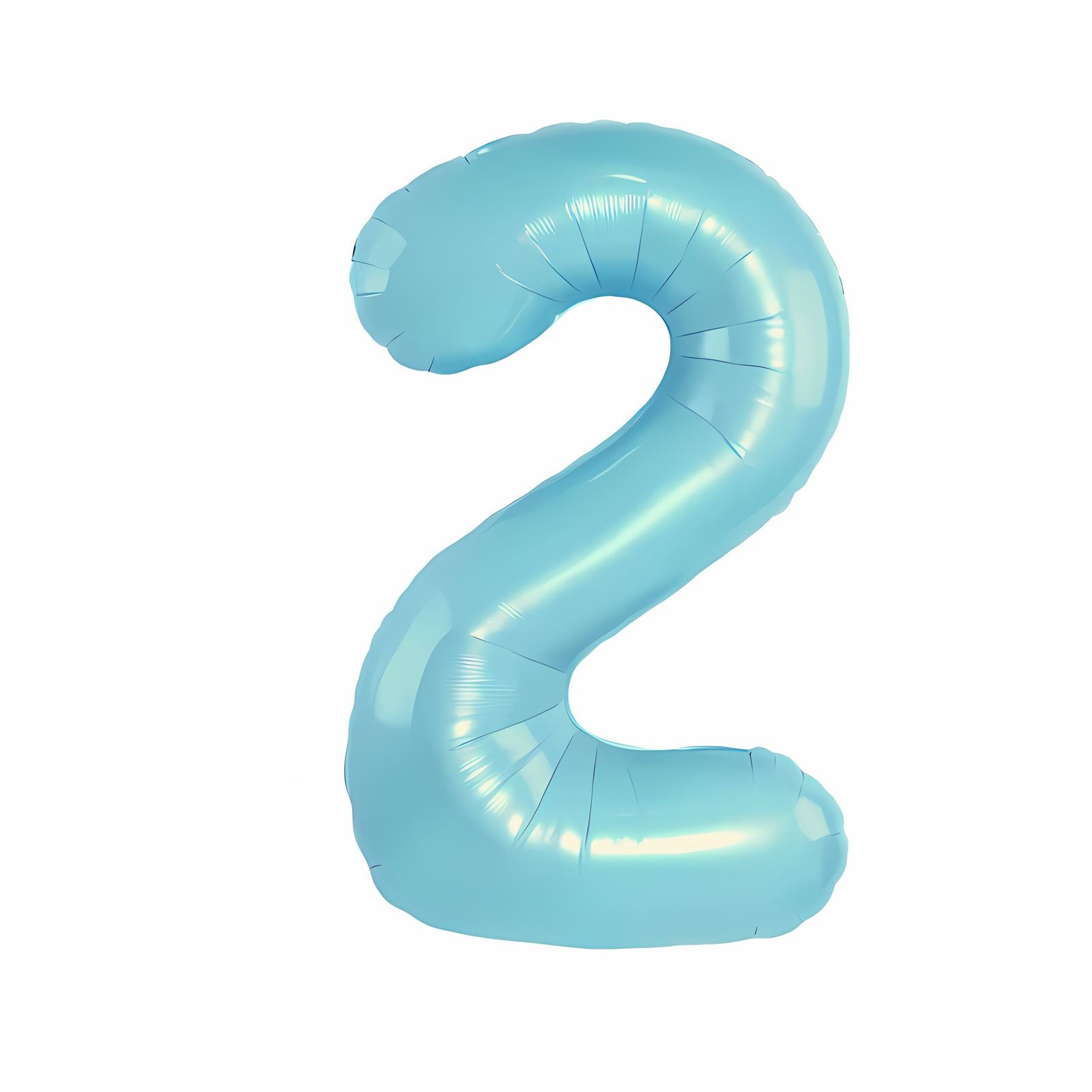 16"/ 32"/ 40 inch 0-9 Blue Number Balloons with Individually Packaged