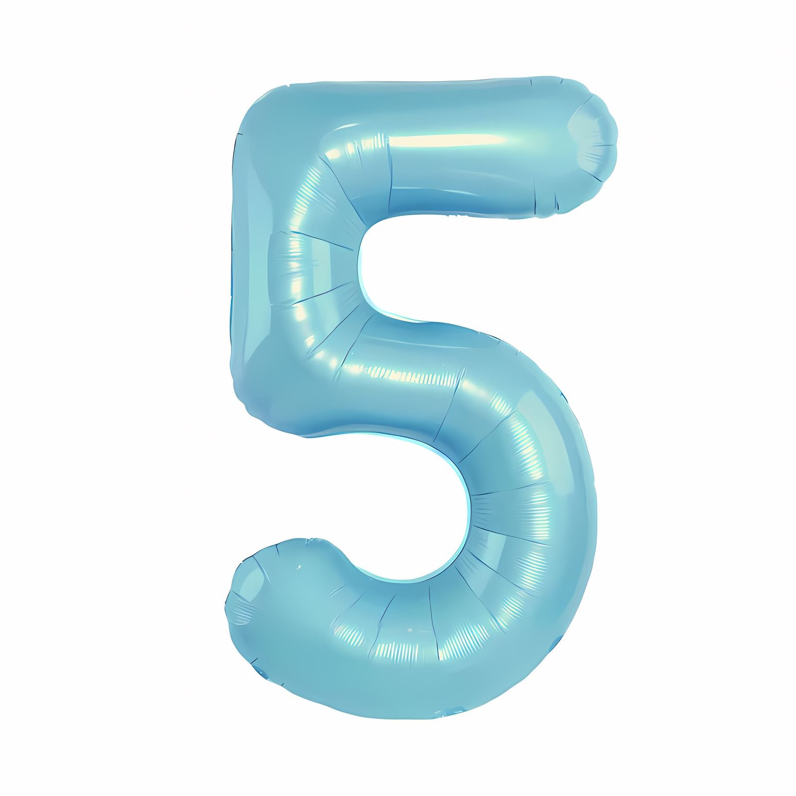 16"/ 32"/ 40 inch 0-9 Blue Number Balloons with Individually Packaged