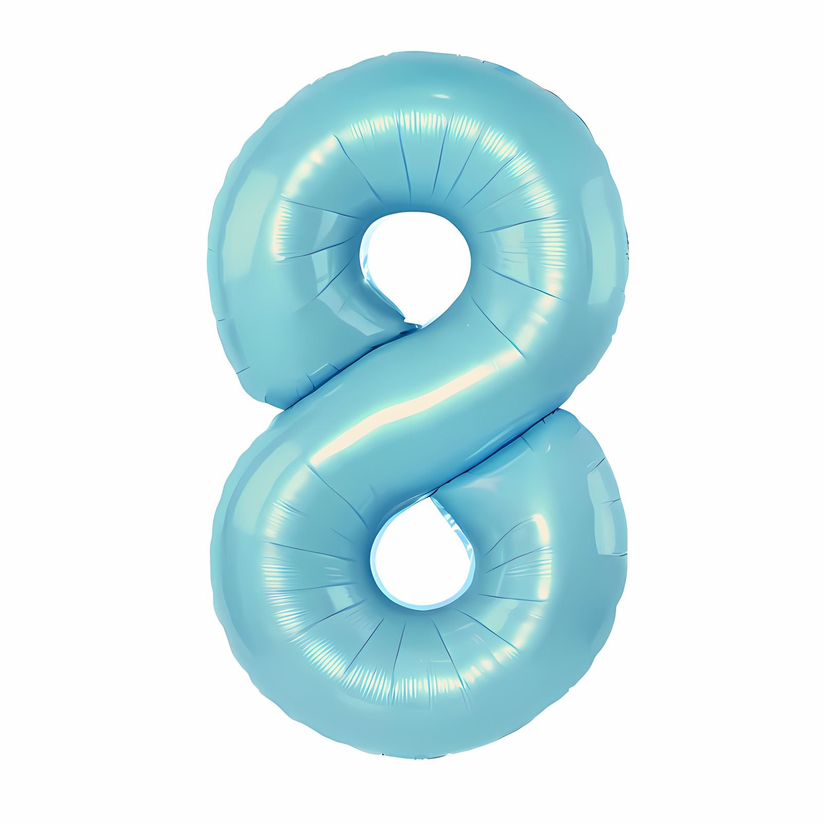 16"/ 32"/ 40 inch 0-9 Blue Number Balloons with Individually Packaged