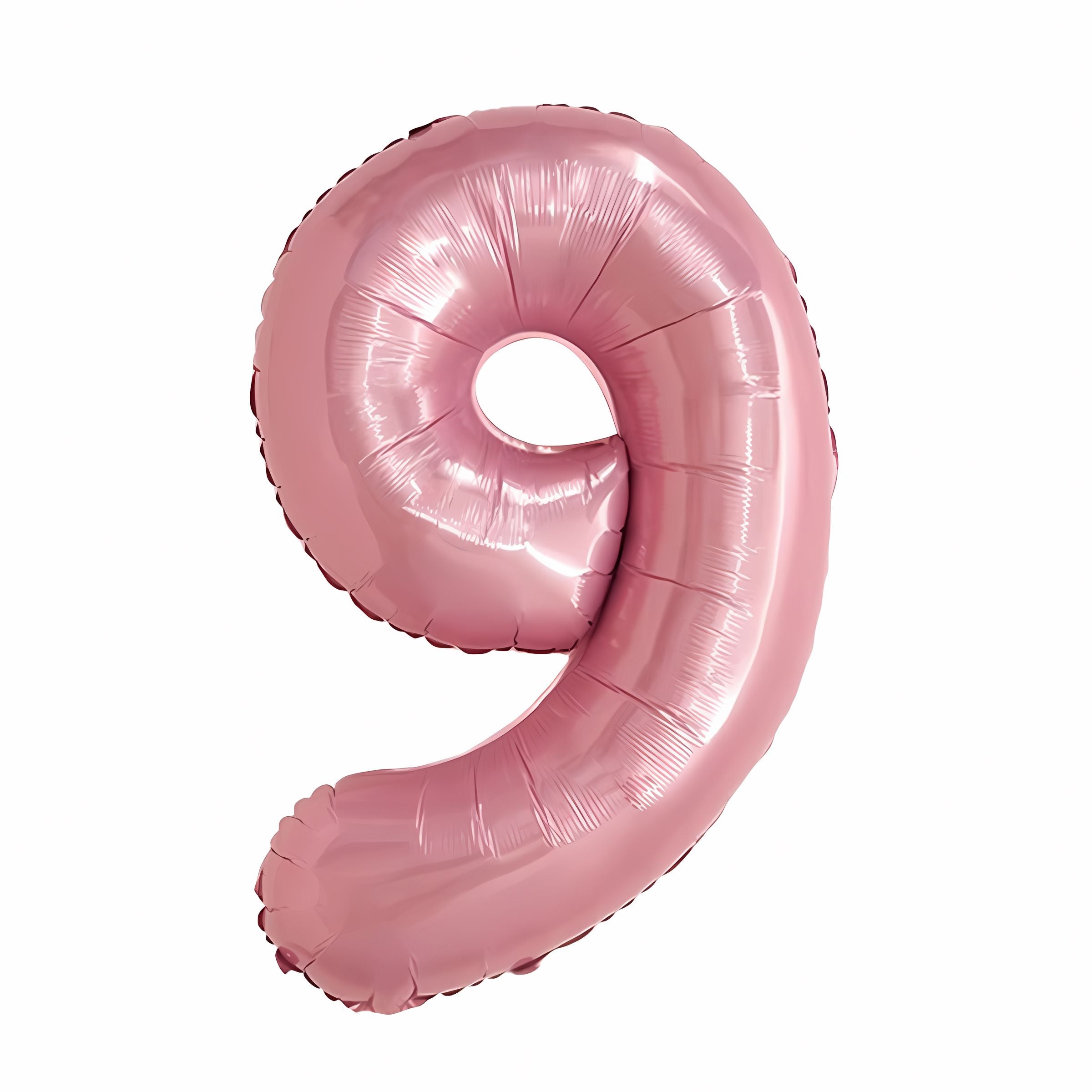 16"/ 32"/ 40 inch 0-9 Pink Number Balloons with Individually Packaged