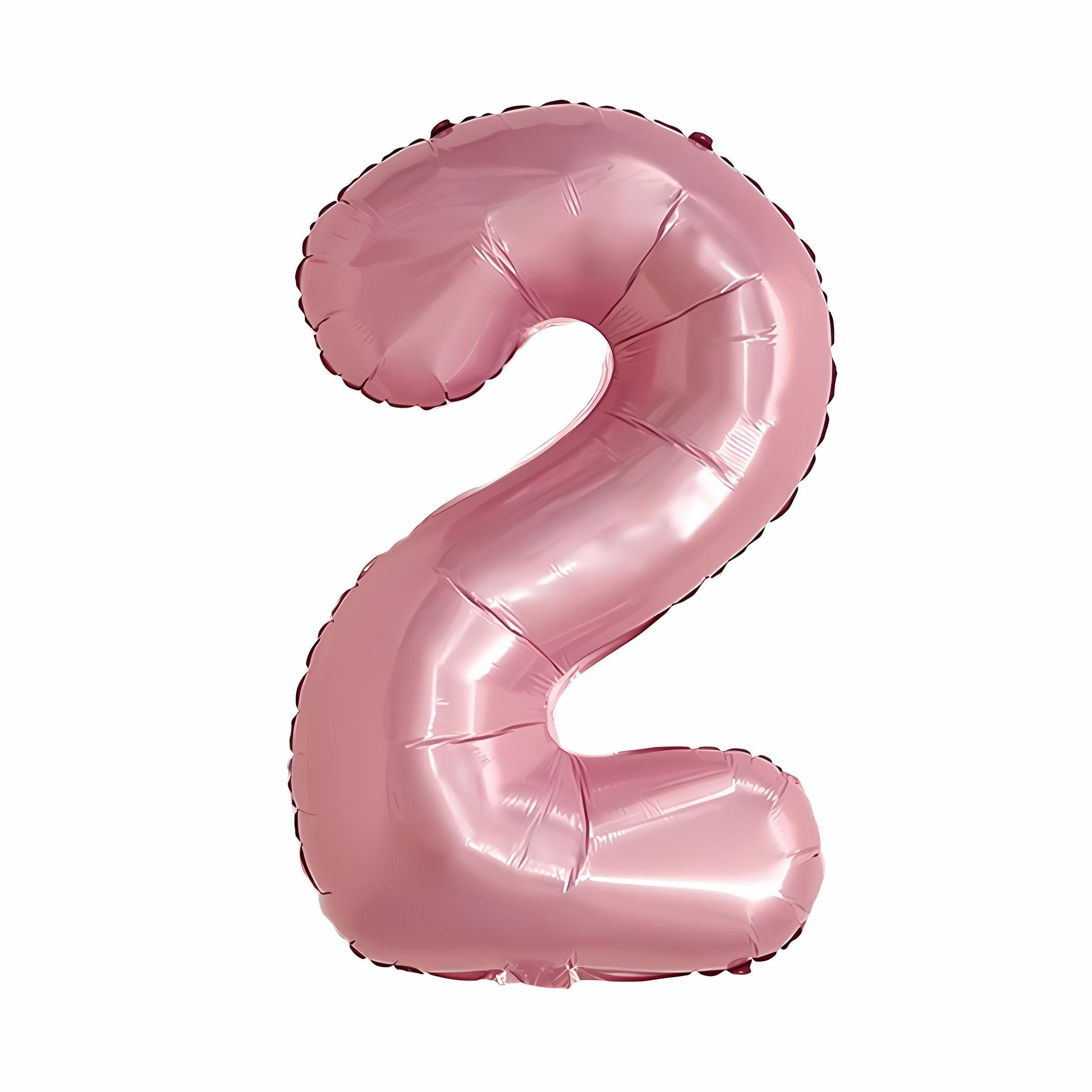 16"/ 32"/ 40 inch 0-9 Pink Number Balloons with Individually Packaged