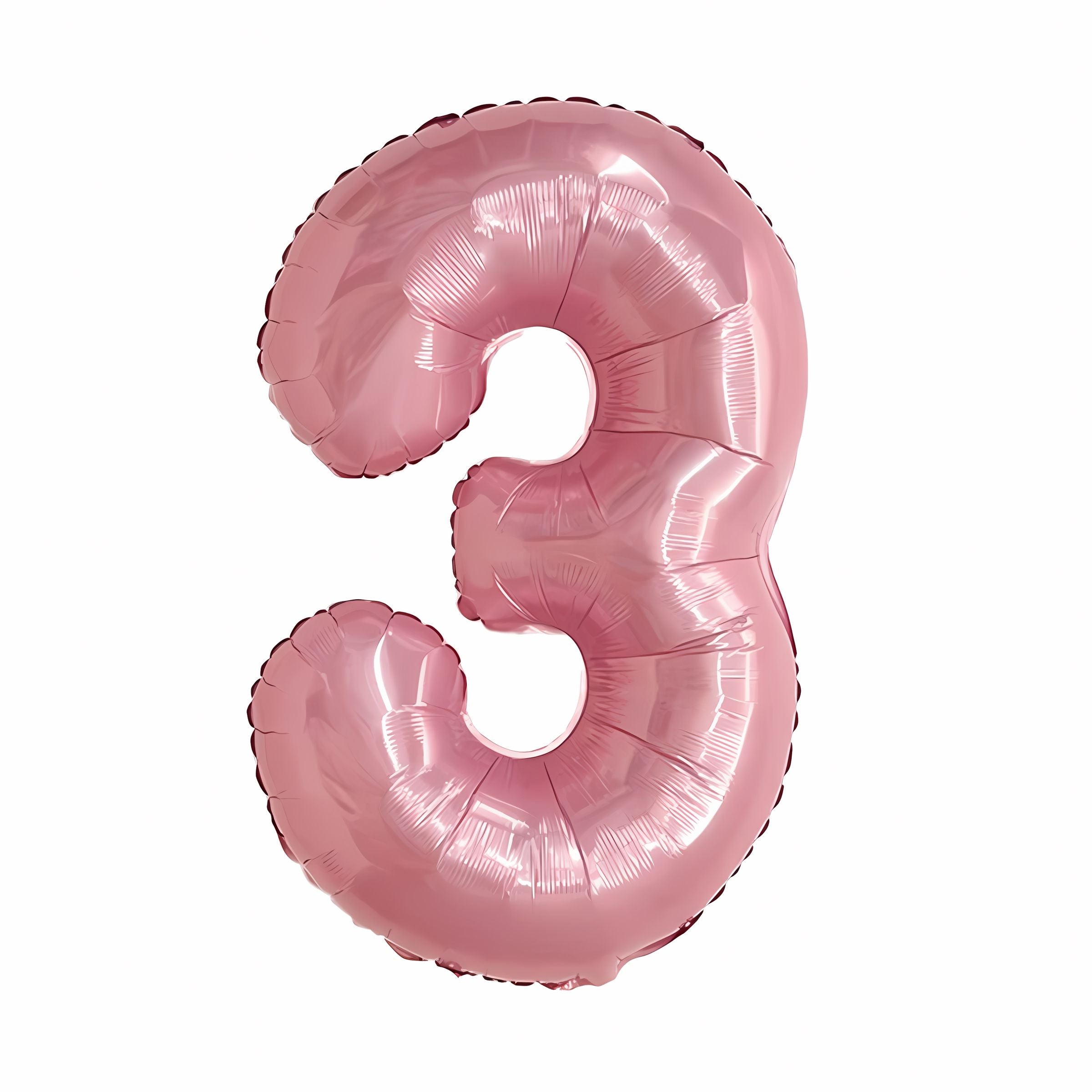 16"/ 32"/ 40 inch 0-9 Pink Number Balloons with Individually Packaged