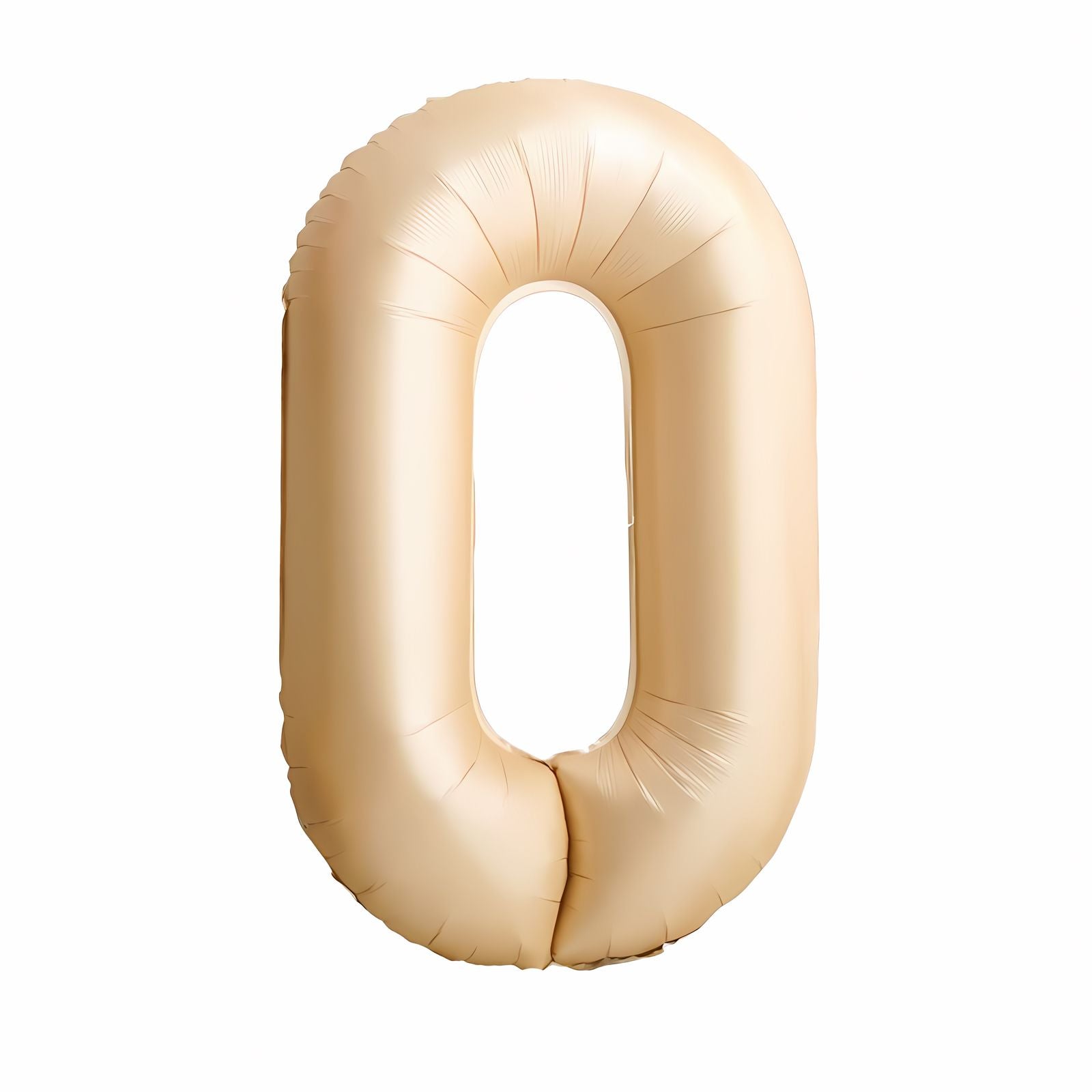 16"/ 32"/ 40 inch 0-9 Apricot Number Balloons with Individually Packaged