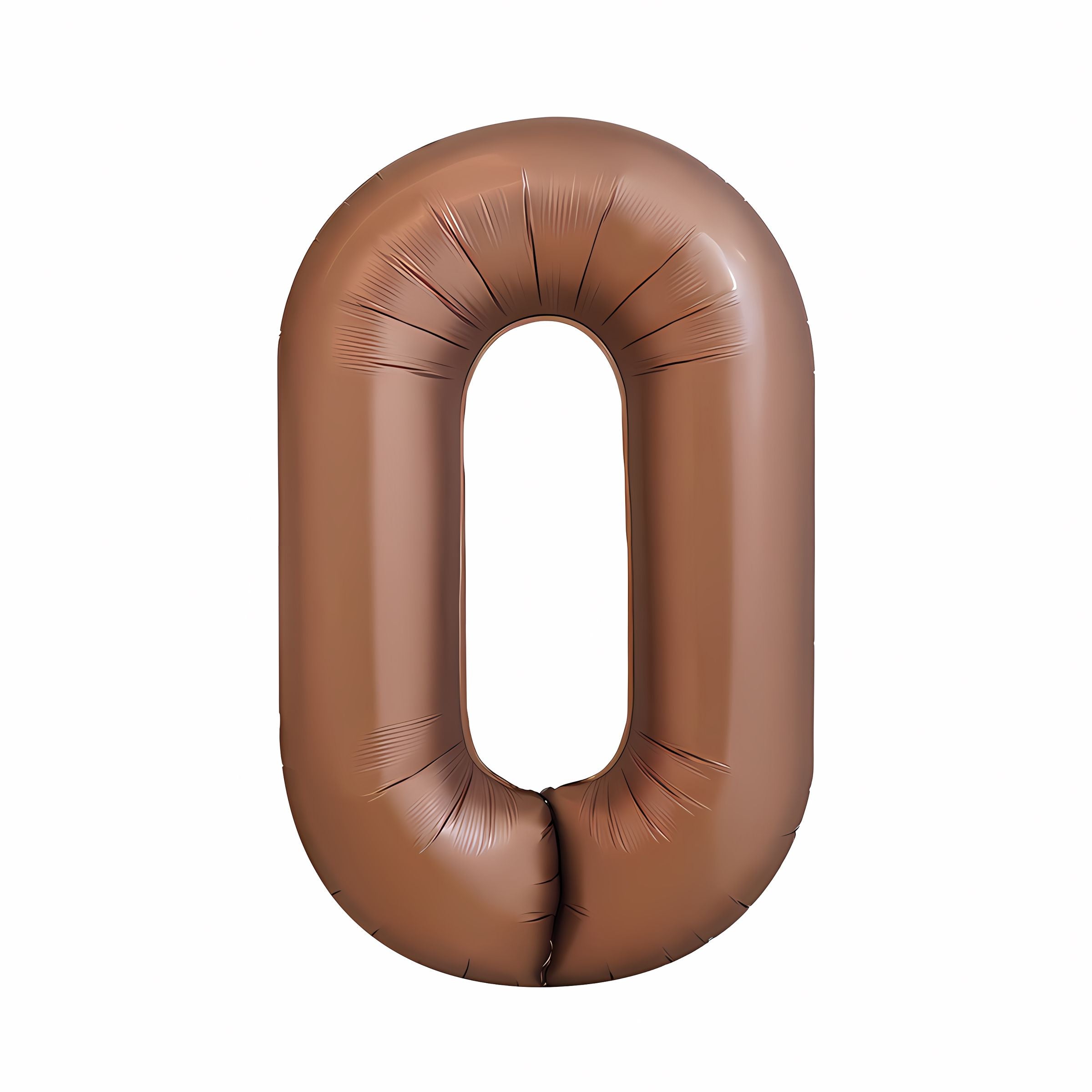 16"/ 32"/ 40 inch 0-9 Coffee Deep Brown Number Balloons with Individually Packaged