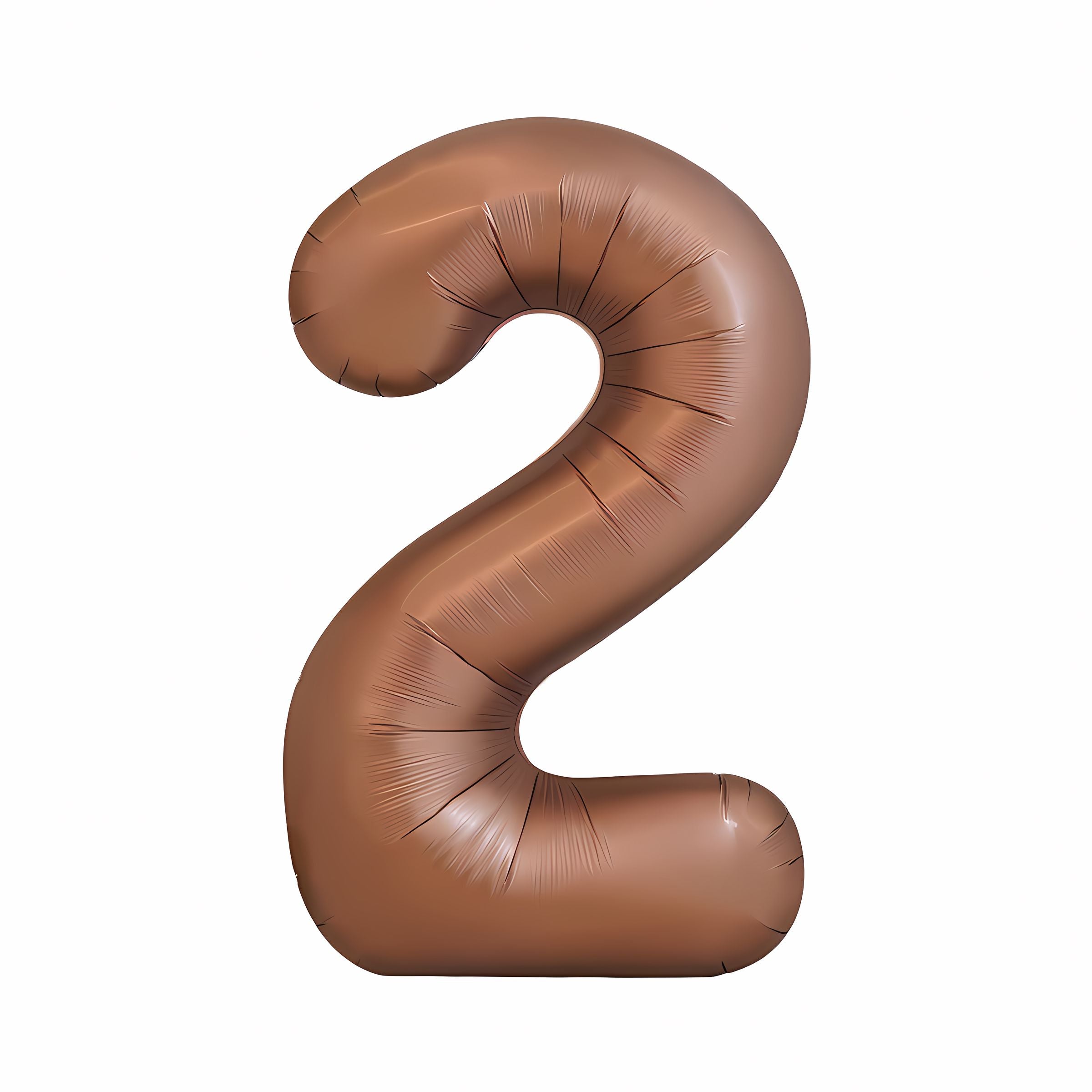 16"/ 32"/ 40 inch 0-9 Coffee Deep Brown Number Balloons with Individually Packaged