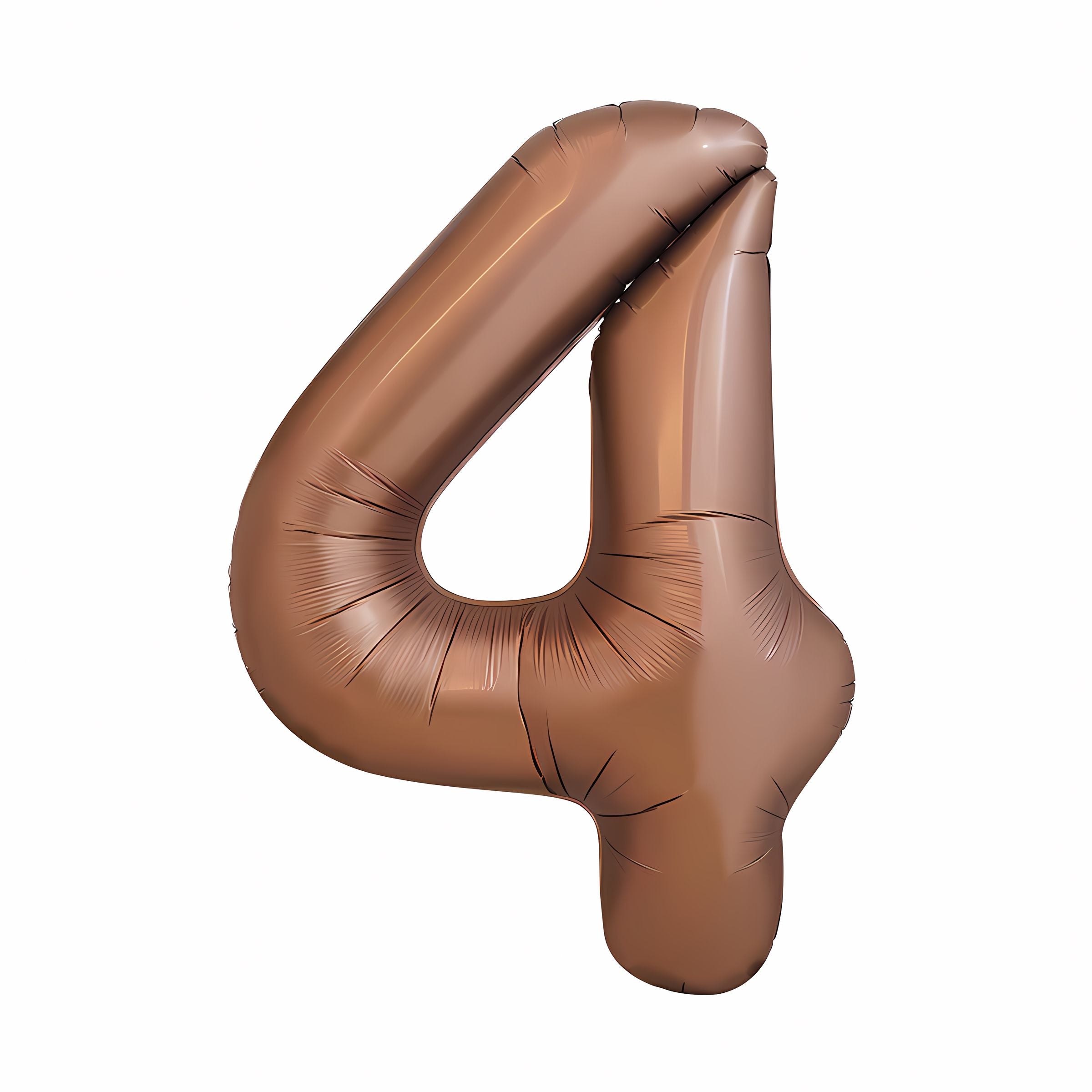 16"/ 32"/ 40 inch 0-9 Coffee Deep Brown Number Balloons with Individually Packaged