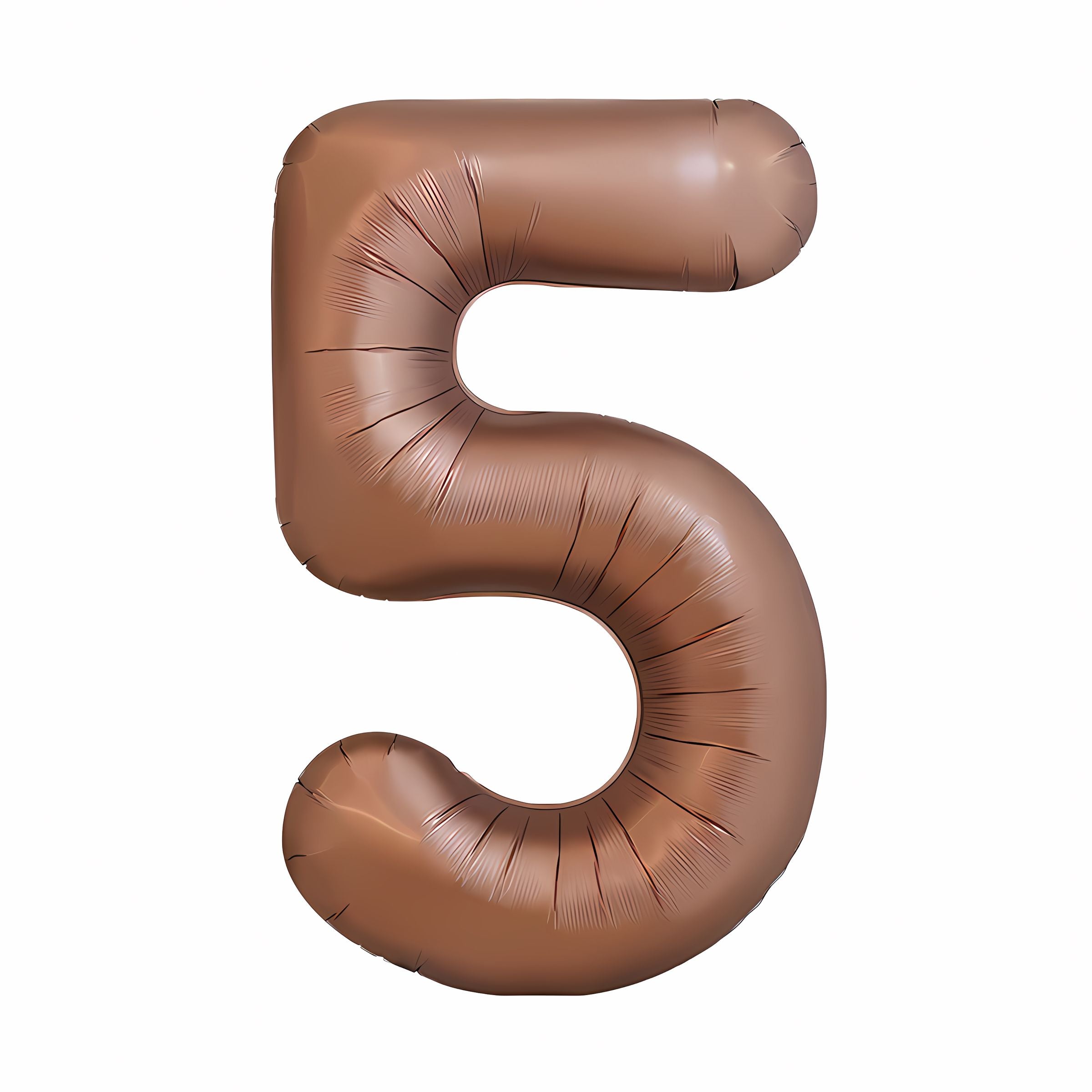 16"/ 32"/ 40 inch 0-9 Coffee Deep Brown Number Balloons with Individually Packaged