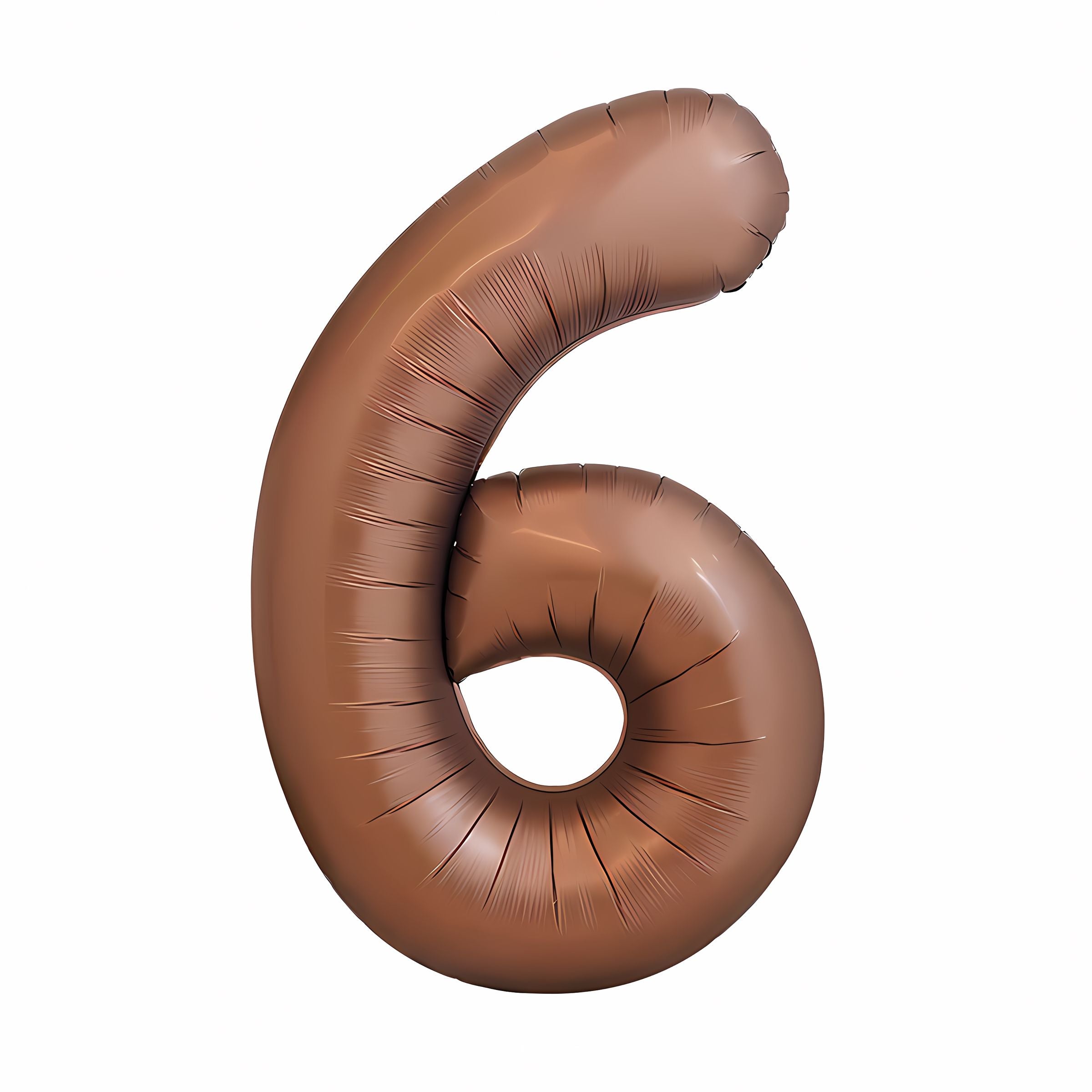 16"/ 32"/ 40 inch 0-9 Coffee Deep Brown Number Balloons with Individually Packaged