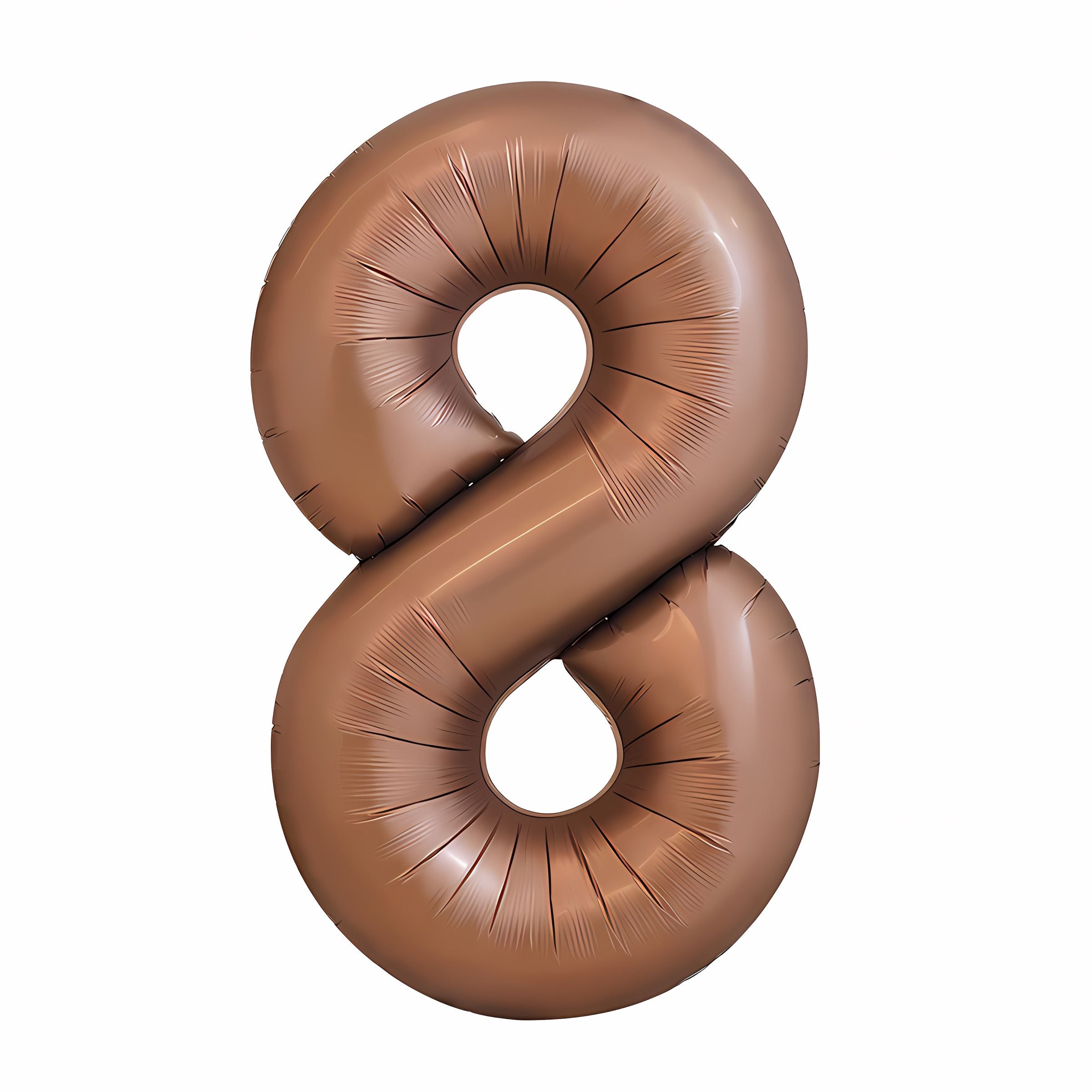 16"/ 32"/ 40 inch 0-9 Coffee Deep Brown Number Balloons with Individually Packaged
