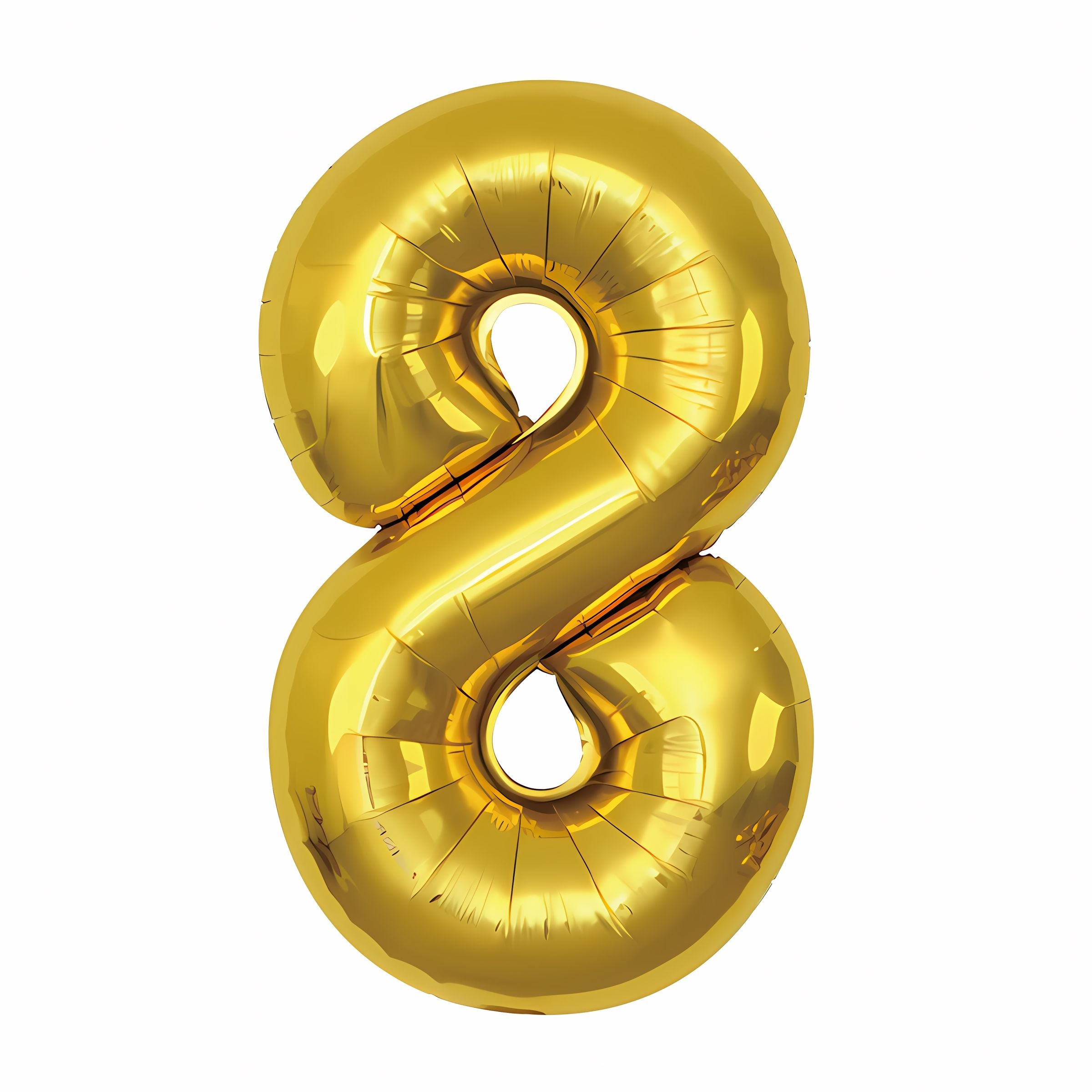 16"/ 32"/ 40 inch 0-9 Gold Number Balloons with Individually Packaged