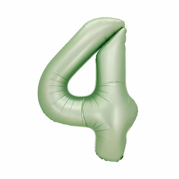 16"/ 32"/ 40 inch 0-9 Olive Green Number Balloons with Individually Packaged