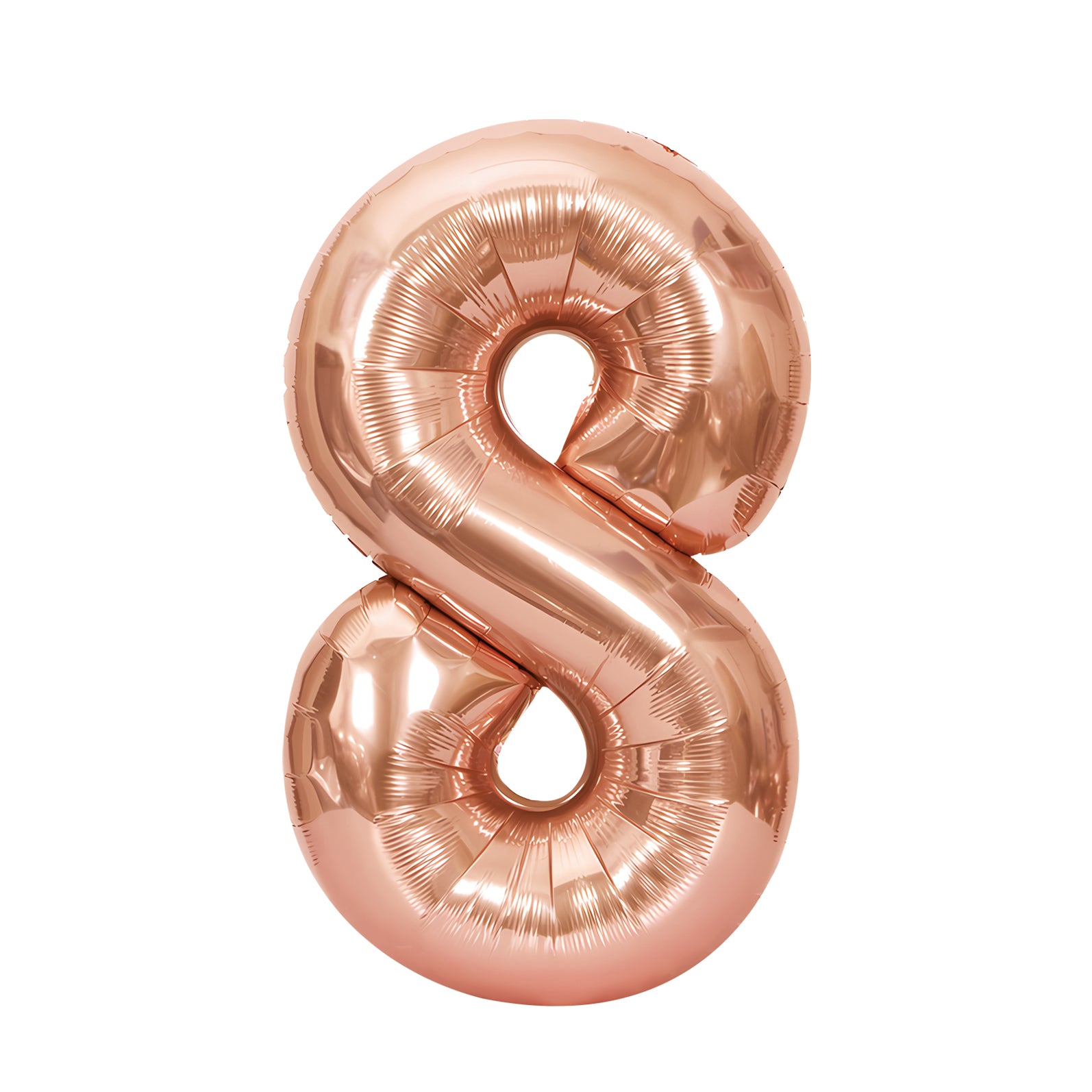 16"/ 32"/ 40 inch 0-9 Rose Gold Number Balloons with Individually Packaged