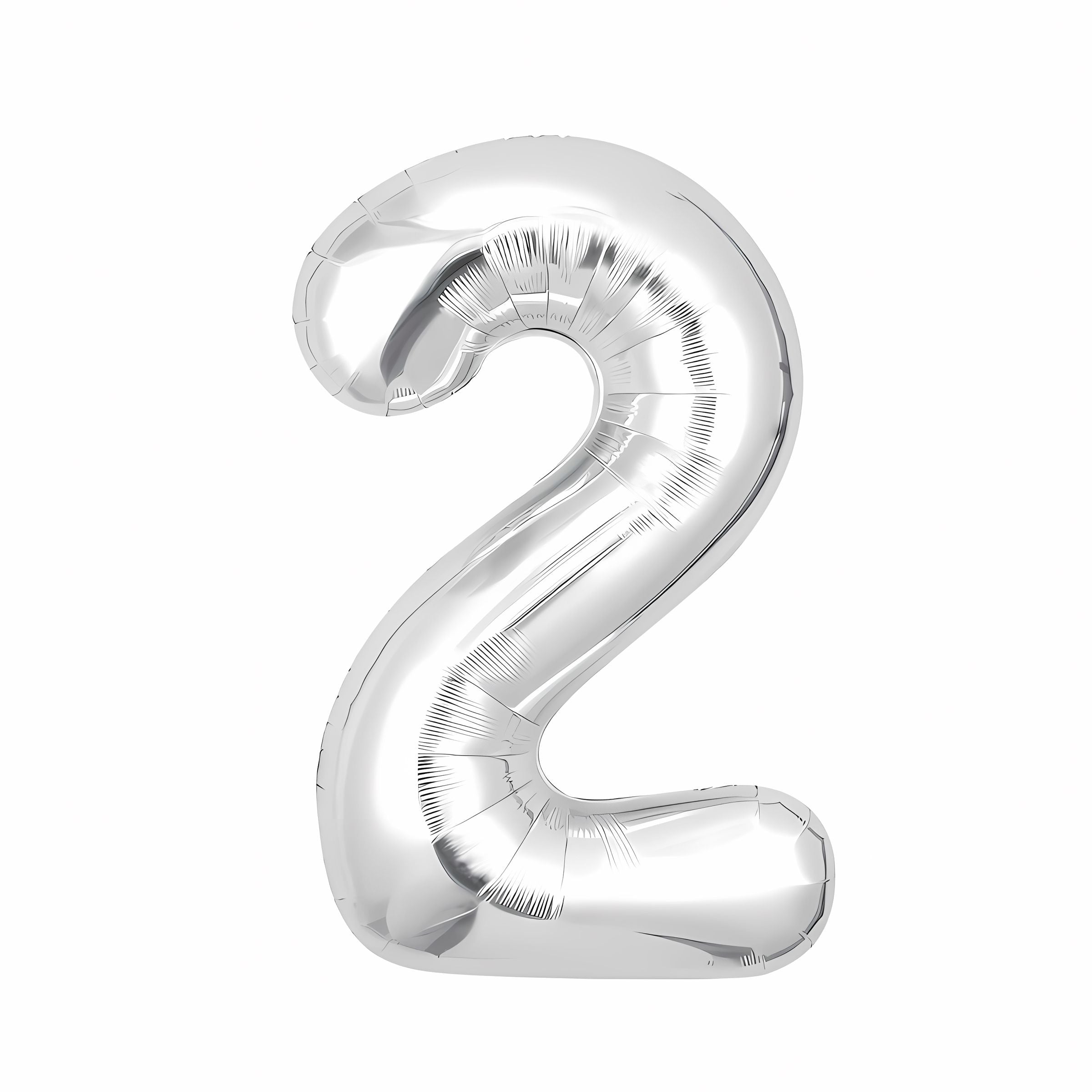 16"/ 32"/ 40 inch 0-9 Silver Number Balloons with Individually Packaged