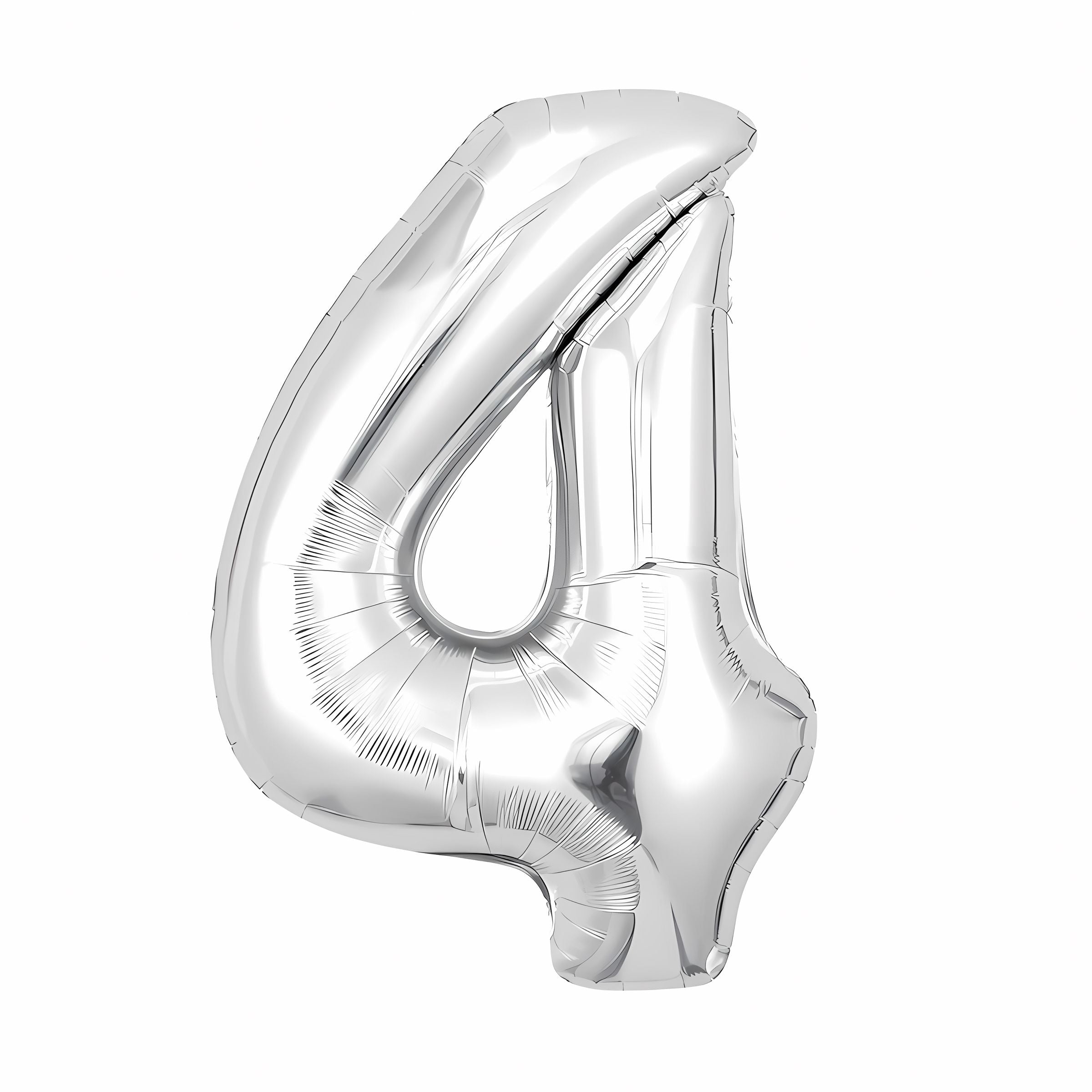 16"/ 32"/ 40 inch 0-9 Silver Number Balloons with Individually Packaged