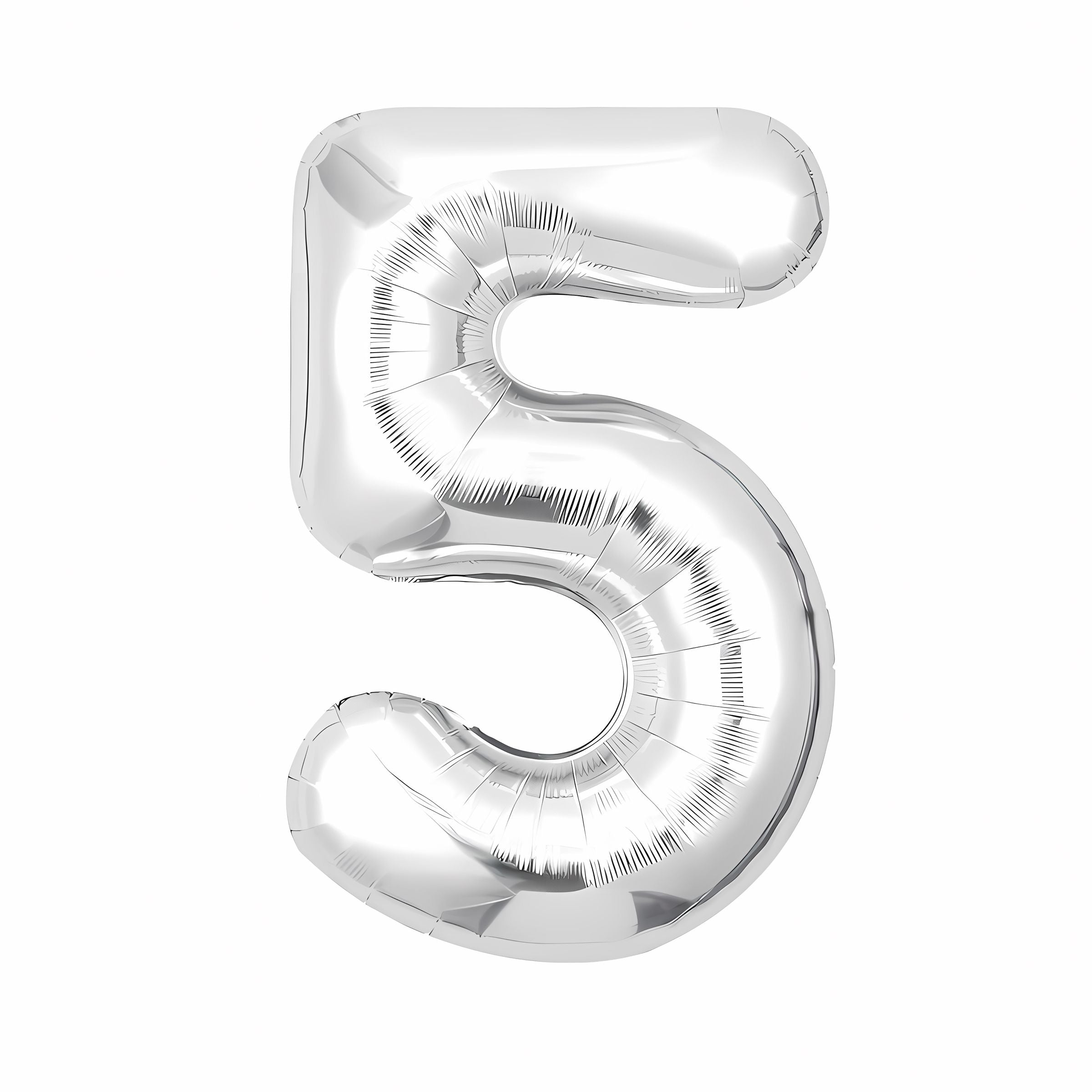 16"/ 32"/ 40 inch 0-9 Silver Number Balloons with Individually Packaged
