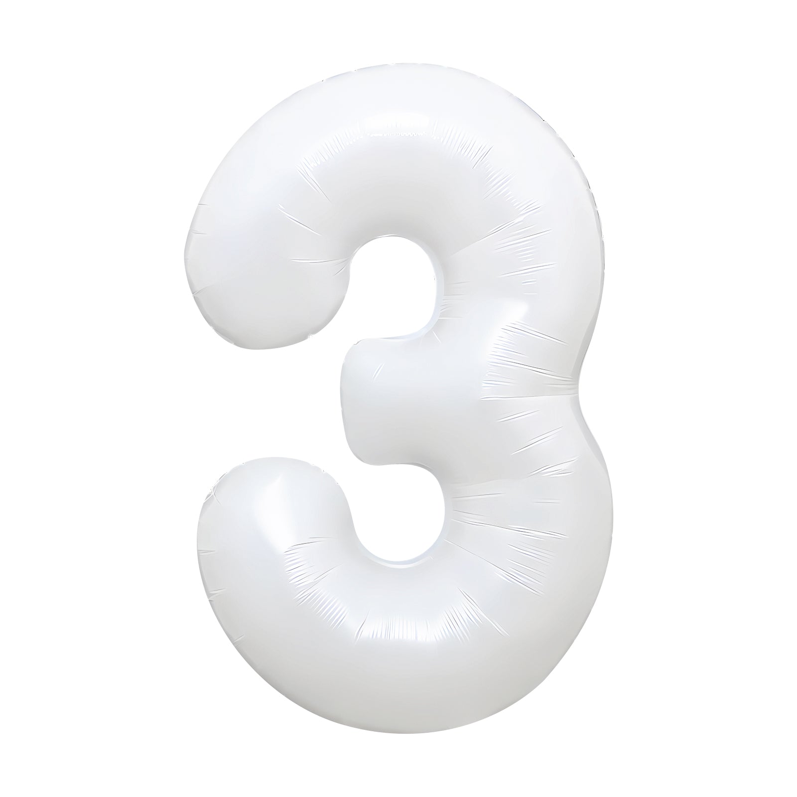 16"/ 32"/ 40 inch 0-9 White Number Balloons with Individually Packaged