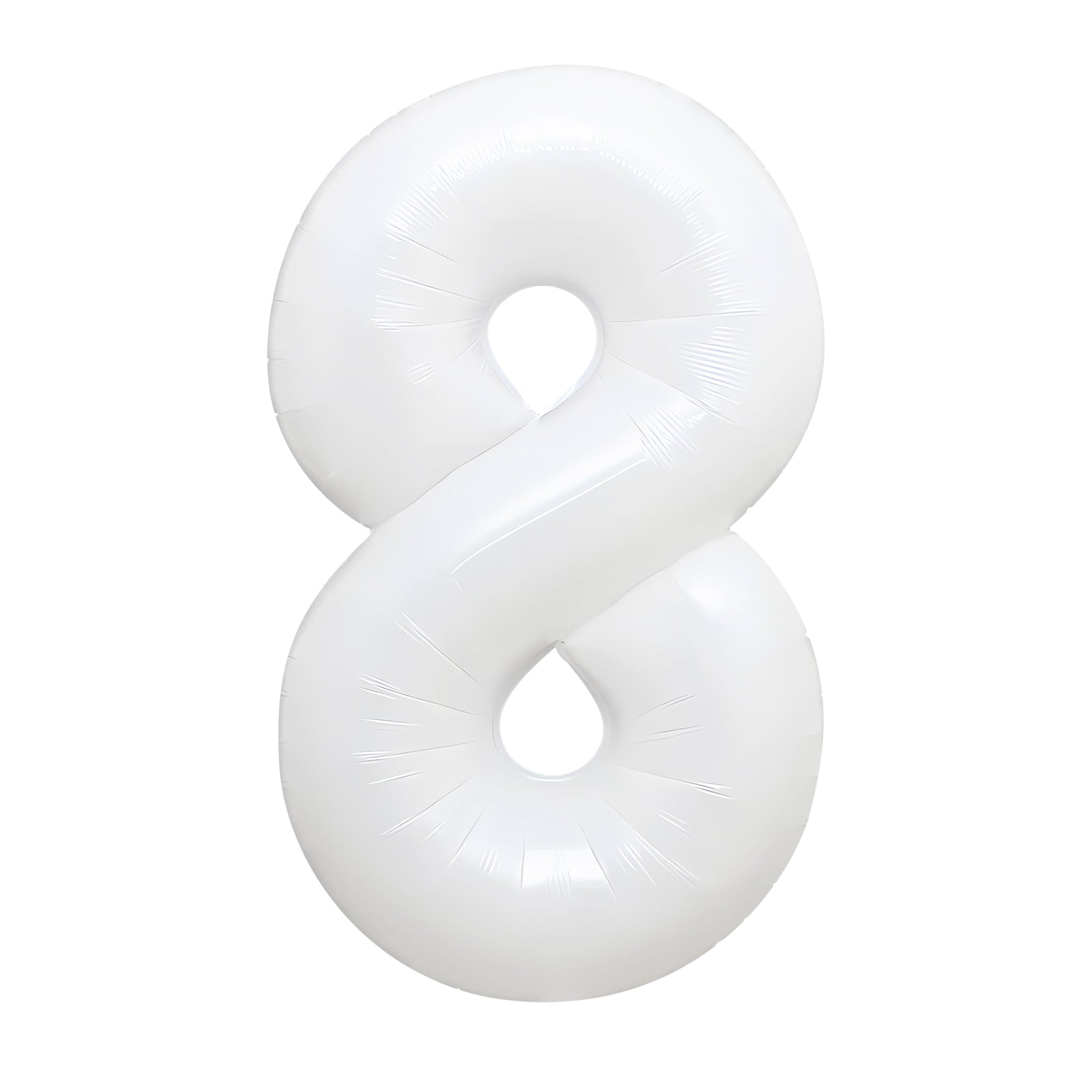 16"/ 32"/ 40 inch 0-9 White Number Balloons with Individually Packaged