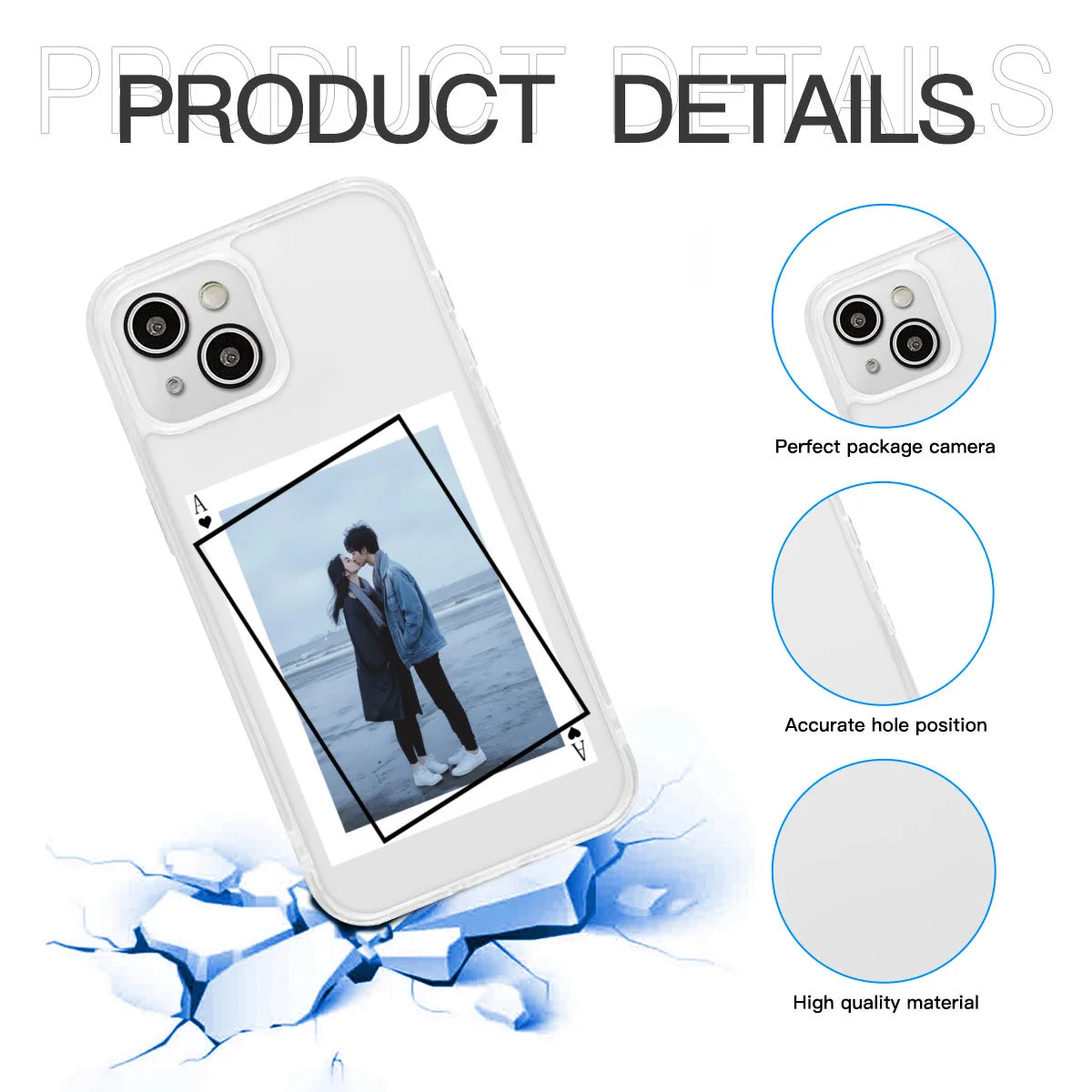 Custom phone case Personalized Custom pattern and text Romantic Gift Anniversary Family Couple Friend Pet