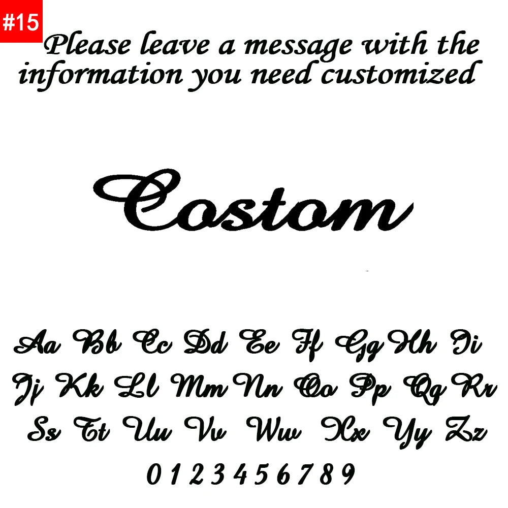 Customized Name Letter Necklace Personalized Stainless Steel Simple Pendant Clavicle Chain Women's Jewelry Valentine's Day Gift