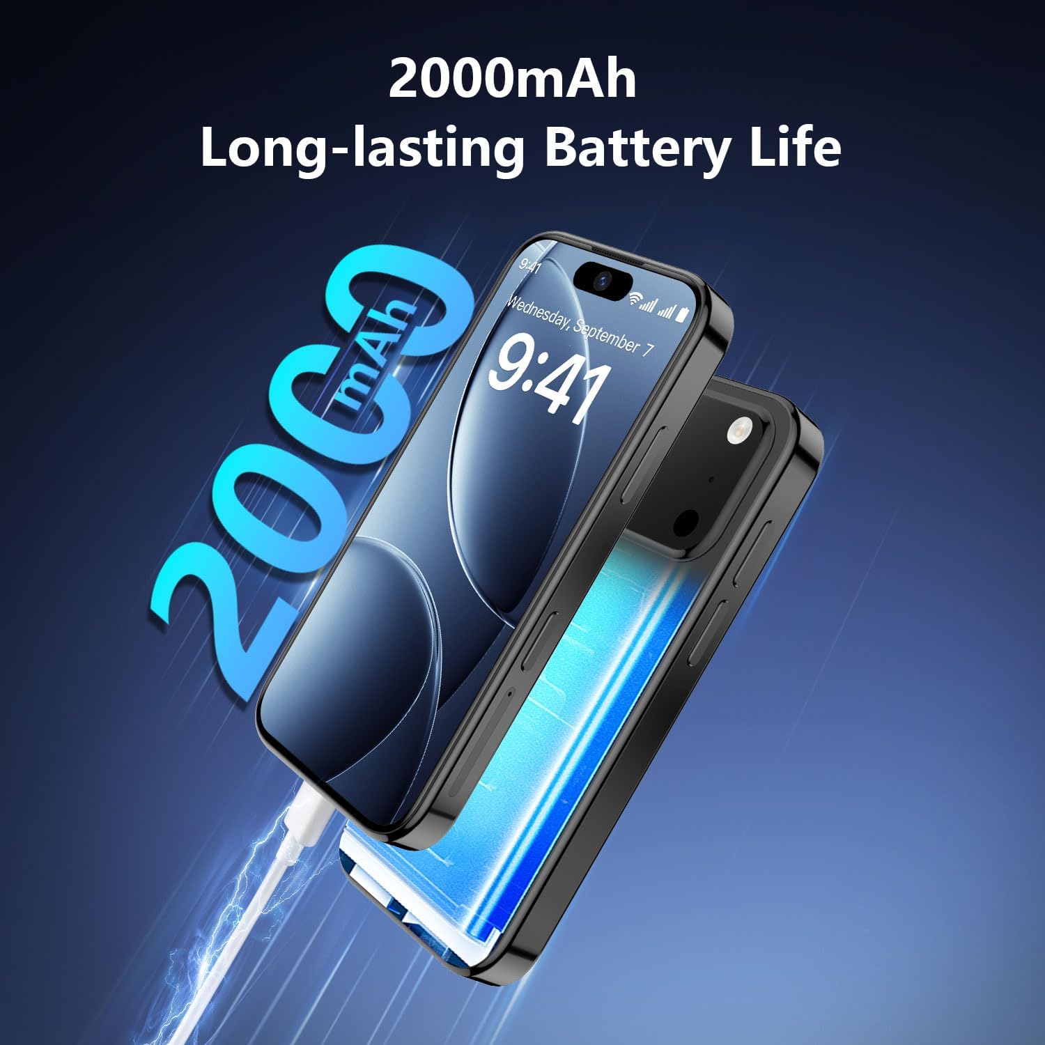 Mini Phone 4G Unlocked 3+32GB Mini Smartphone with 3.7'' HD Touch Screen 2000mAh Battery Compact Backup World's Smallest Phone Gifts for Kids & Students GPS Dual SIM Face ID Black | 4G Unlocked 3+32GB