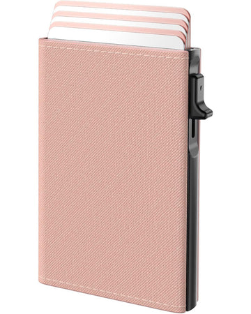 2026 New Leather Wallet for Women, Slim Pop Up Credit Card Holder with ID Window, Top Grain Leather RFID Blocking Minimalist Wallet, Small Card Case Holds Up to 13 Cards & 15+ Bills, Gifts for Women