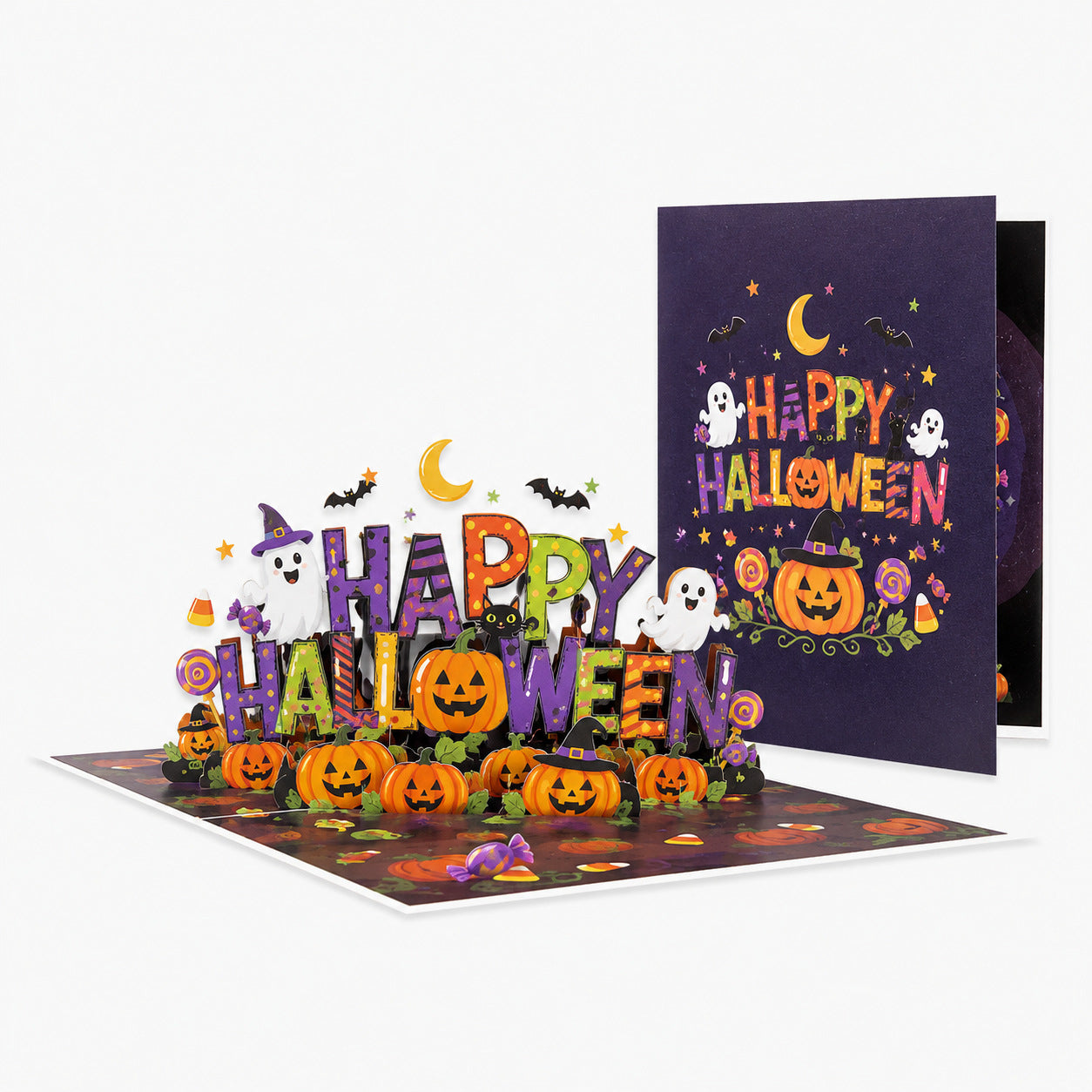 2026 New Halloween 3D Greeting Card: Spooky Party Beer Skull