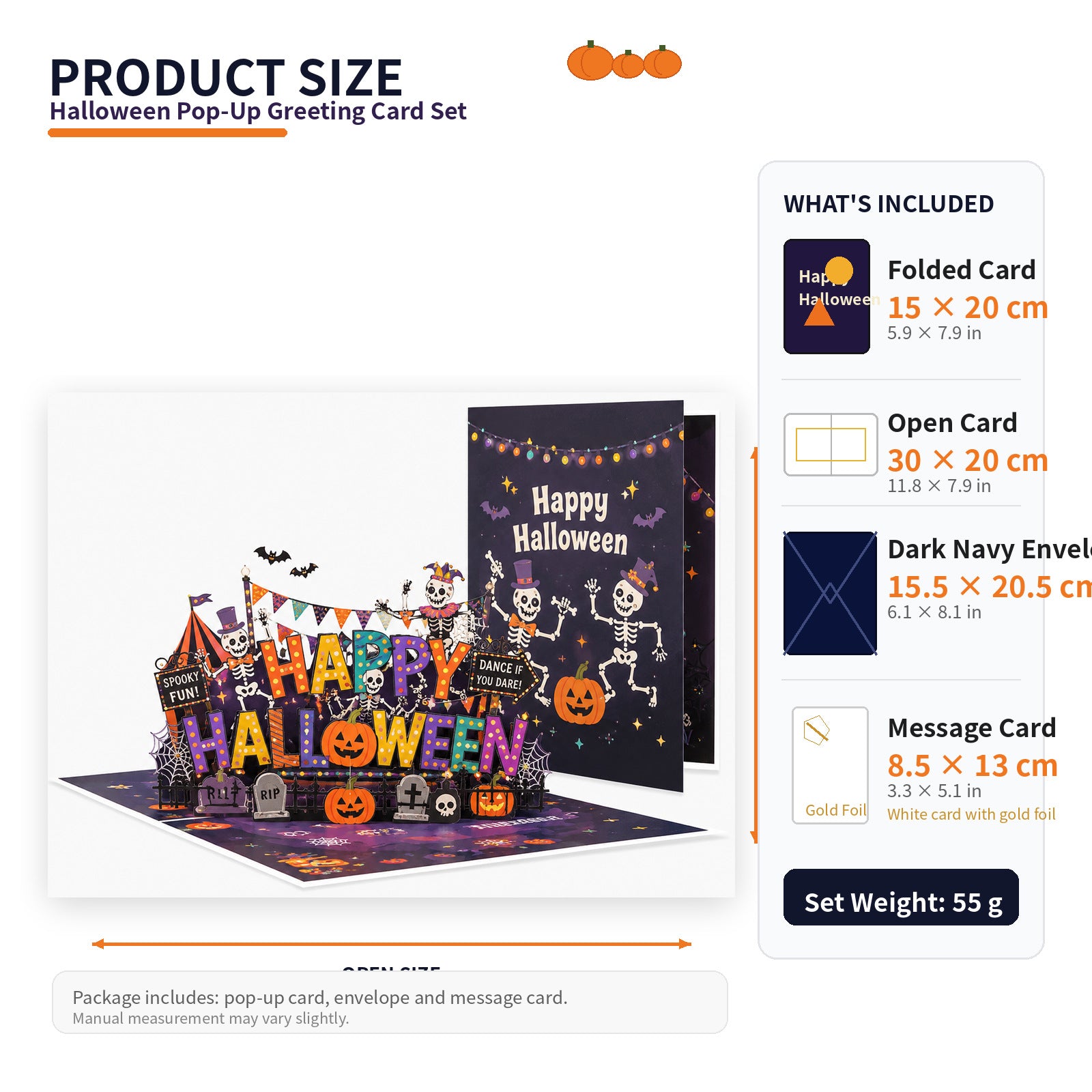 2026 New Halloween 3D Greeting Card: Spooky Party Beer Skull
