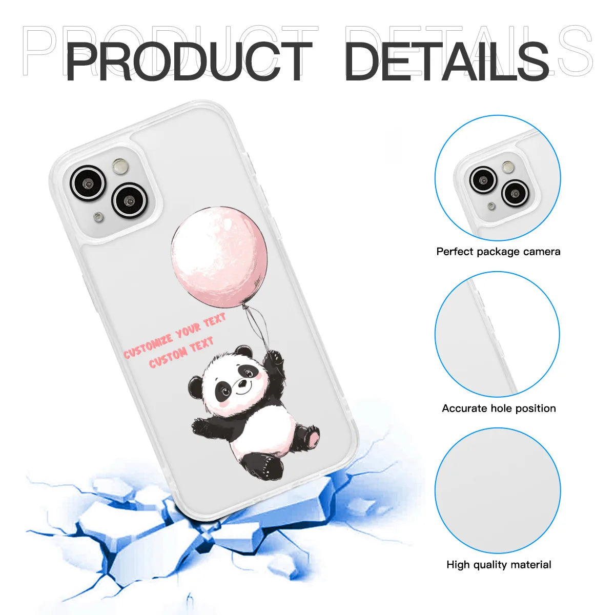 Custom phone case Personalized Custom pattern and text Romantic Gift Anniversary Family Couple Friend Pet