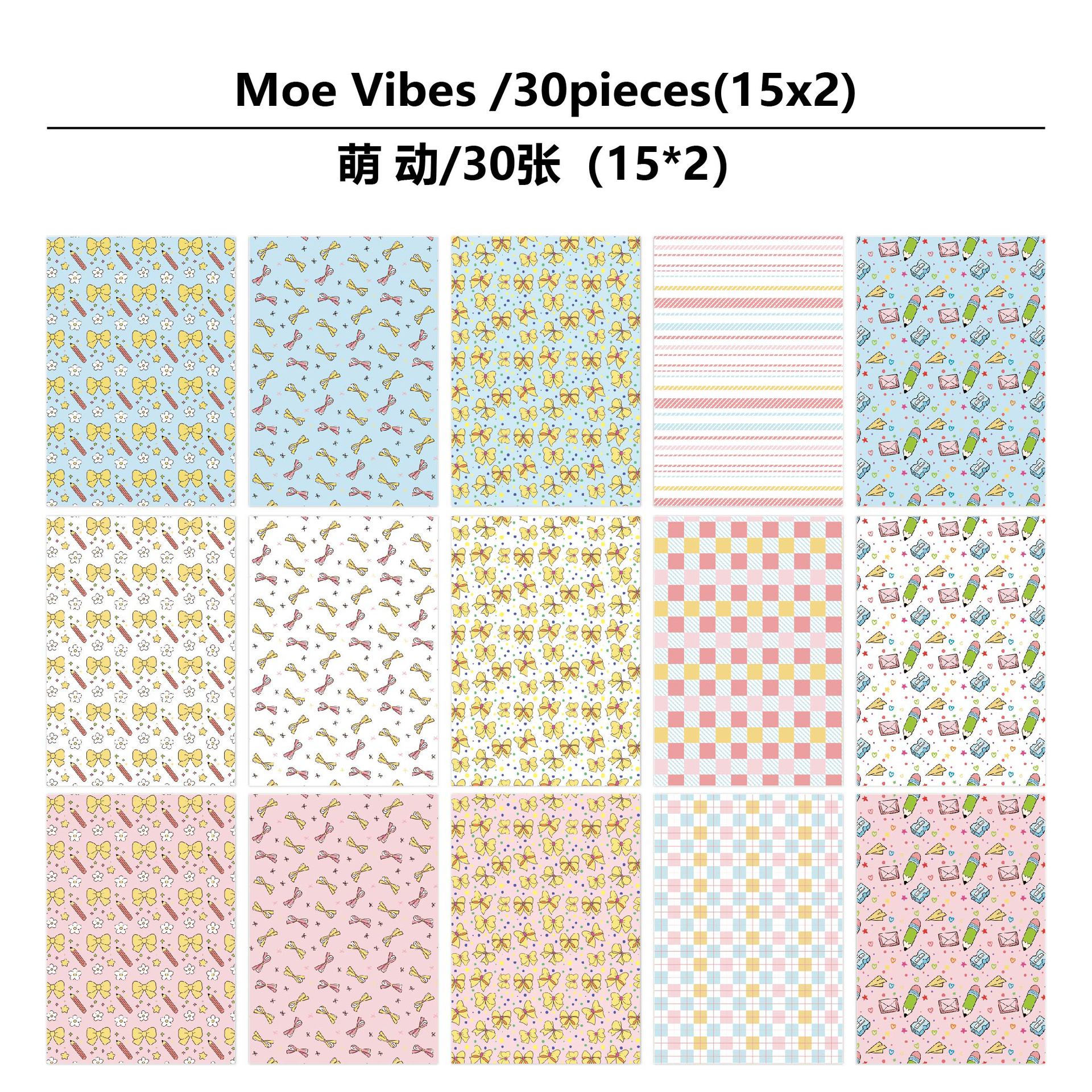30 Sheets Vintage Floral Scrapbook Paper Pad – 5.5 x 7.8" Aesthetic Journaling Decorative Paper for Card Making, DIY Crafts, Junk Journal & Photo Album