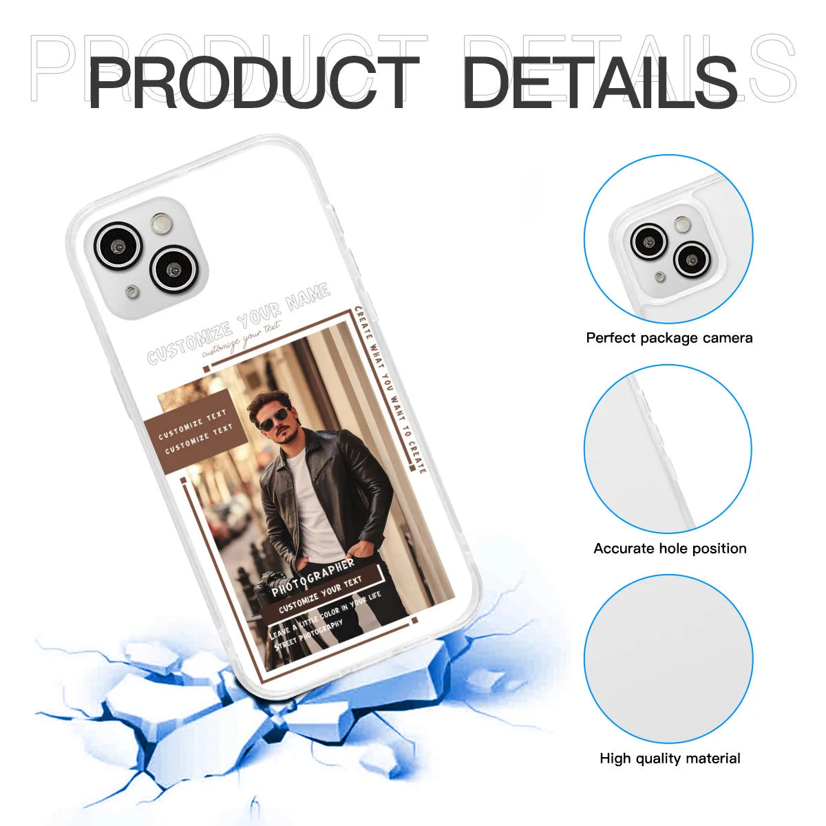 Custom phone case Personalized Custom pattern and text Romantic Gift Anniversary Family Couple Friend Pet