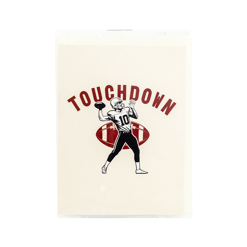 3D Pop-Up Football Quarterback Greeting Card – Touchdown Sports Birthday Card with Blank Note Card & Envelope