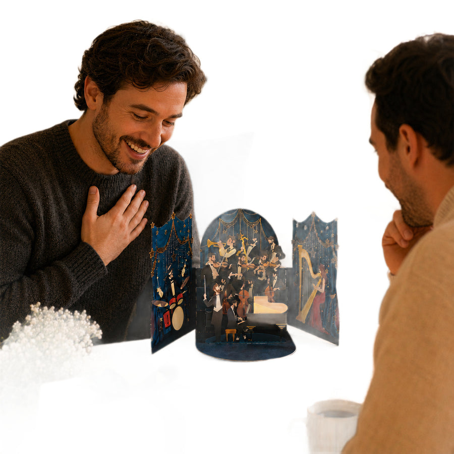 3D Pop Up Concert Hall Birthday Cards for Audiophiles/ Musicians / Singers / Music Enthusiast Popup Greeting Card