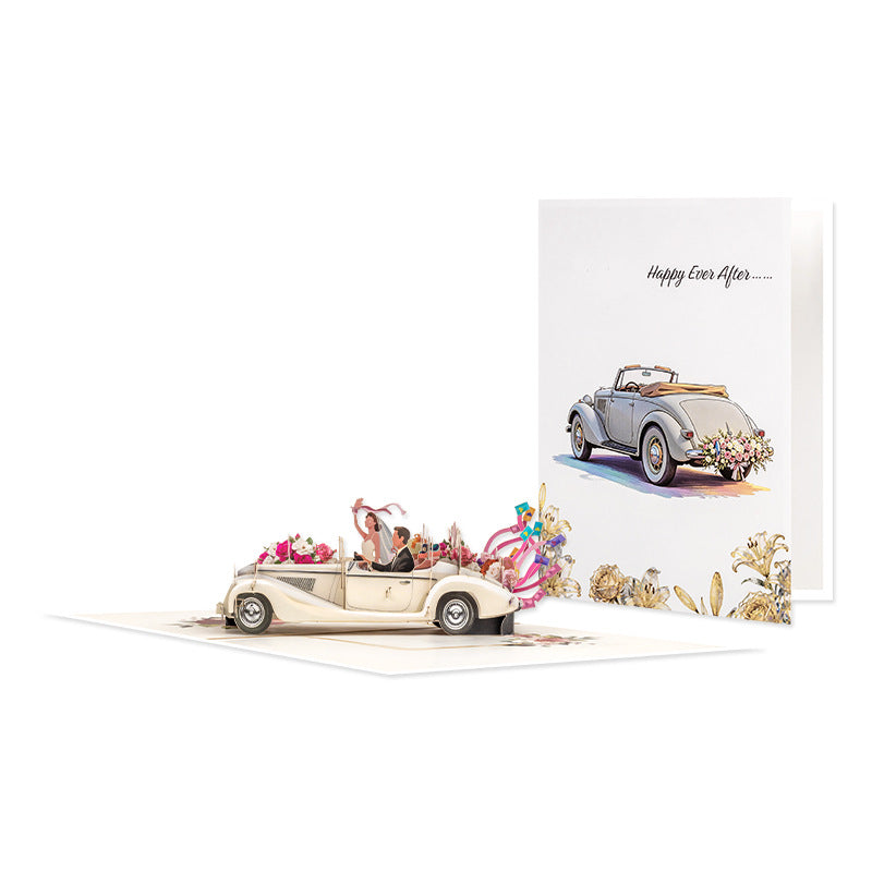 3D Pop Up Wedding Card