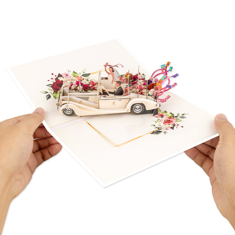 3D Pop Up Wedding Card