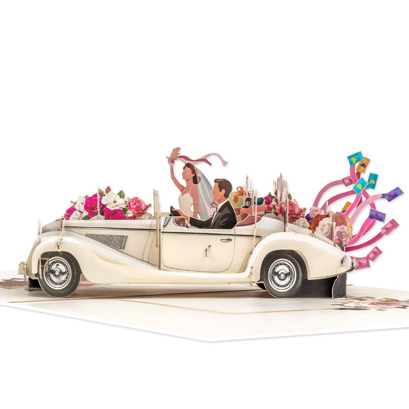 3D Pop Up Wedding Card