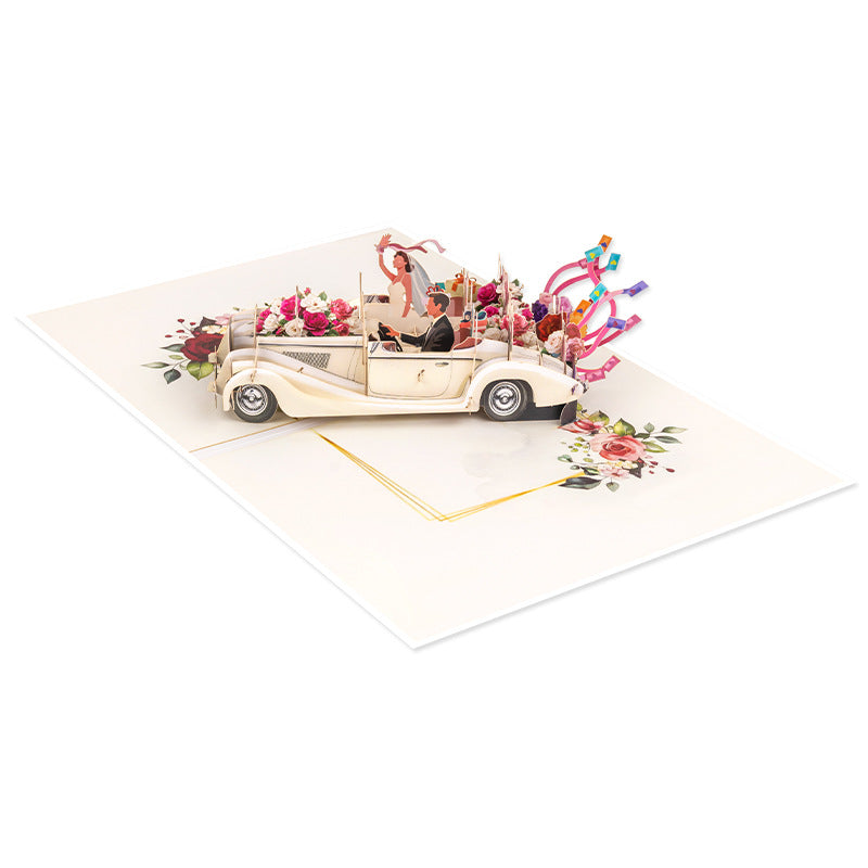 3D Pop Up Wedding Card