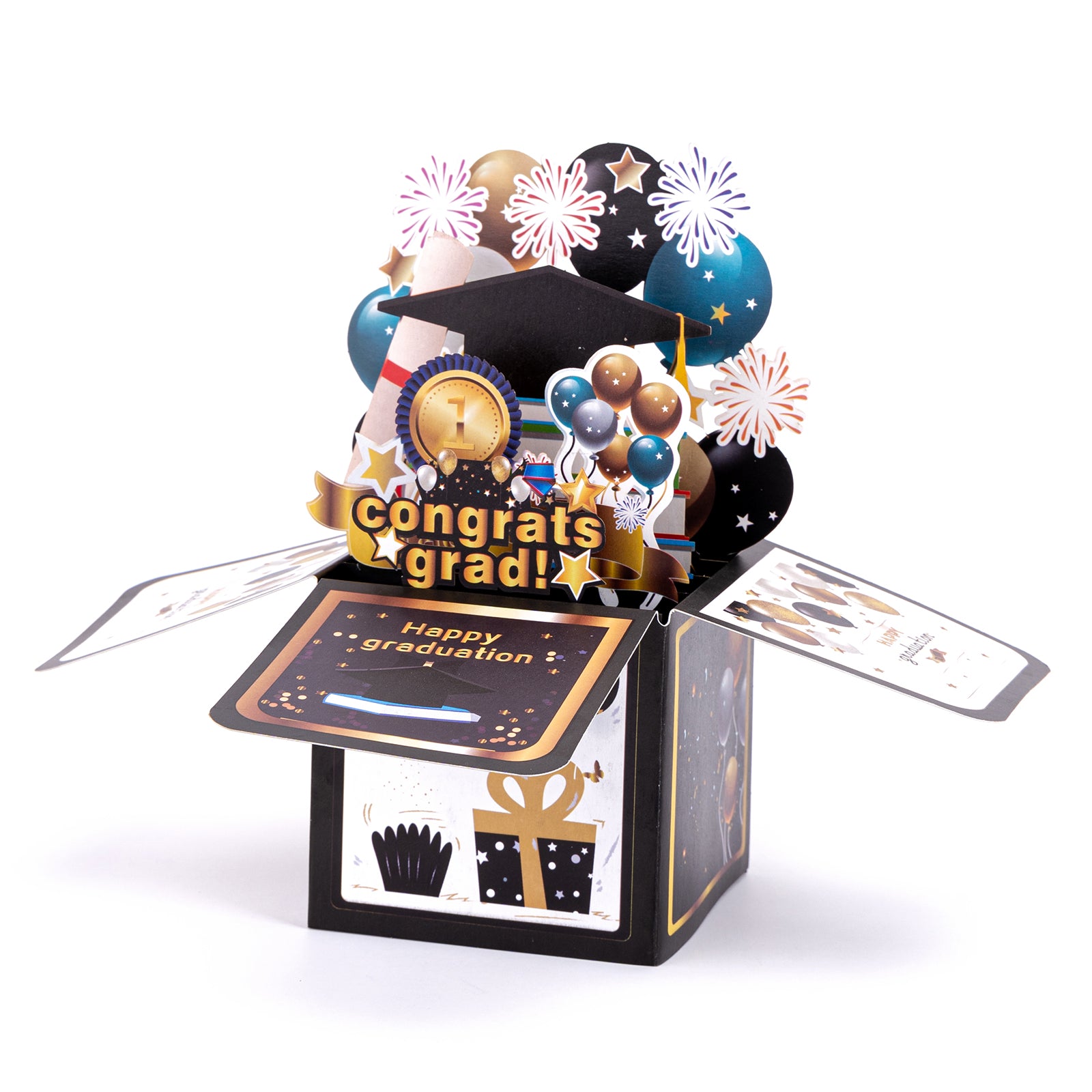 3D Pop Up Graduation Cards 2026 Graduation Card, Class of 2026 Congrats Grad Gift Card for High School College, Daughter Son, Grandson Granddaughter, Friends