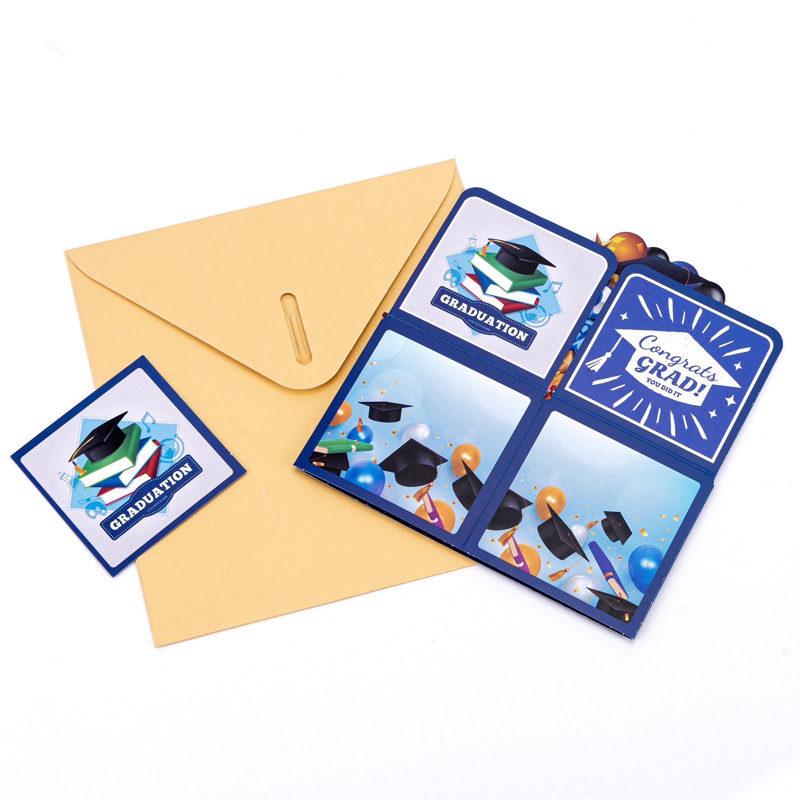 3D Pop Up Graduation Cards 2026 Graduation Card, Class of 2026 Congrats Grad Gift Card for High School College, Daughter Son, Grandson Granddaughter, Friends