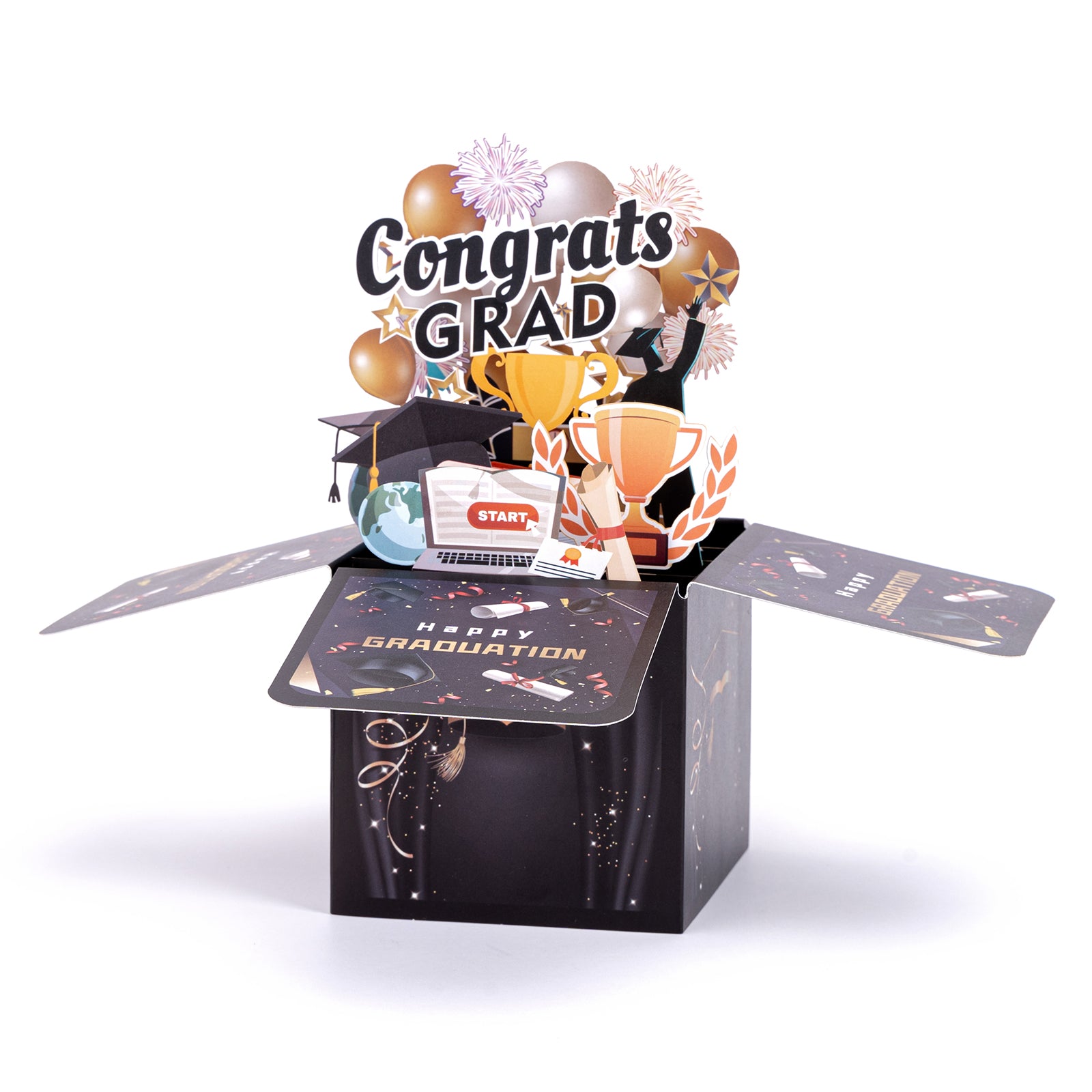 3D Pop Up Graduation Cards 2026 Graduation Card, Class of 2026 Congrats Grad Gift Card for High School College, Daughter Son, Grandson Granddaughter, Friends