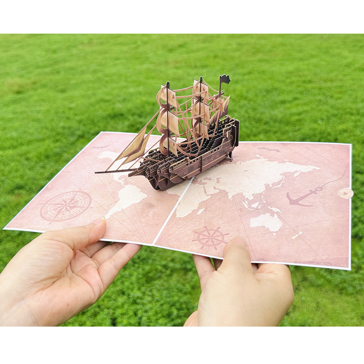3D Pop Up Birthday Card, Unique Greeting Card with Blank Note Card, Envelope