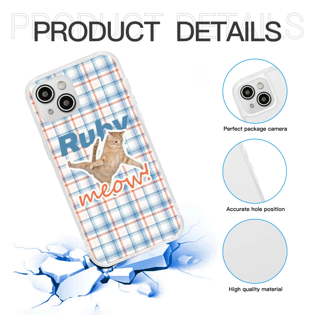 Custom phone case Personalized Custom pattern and text Romantic Gift Anniversary Family Couple Friend Pet