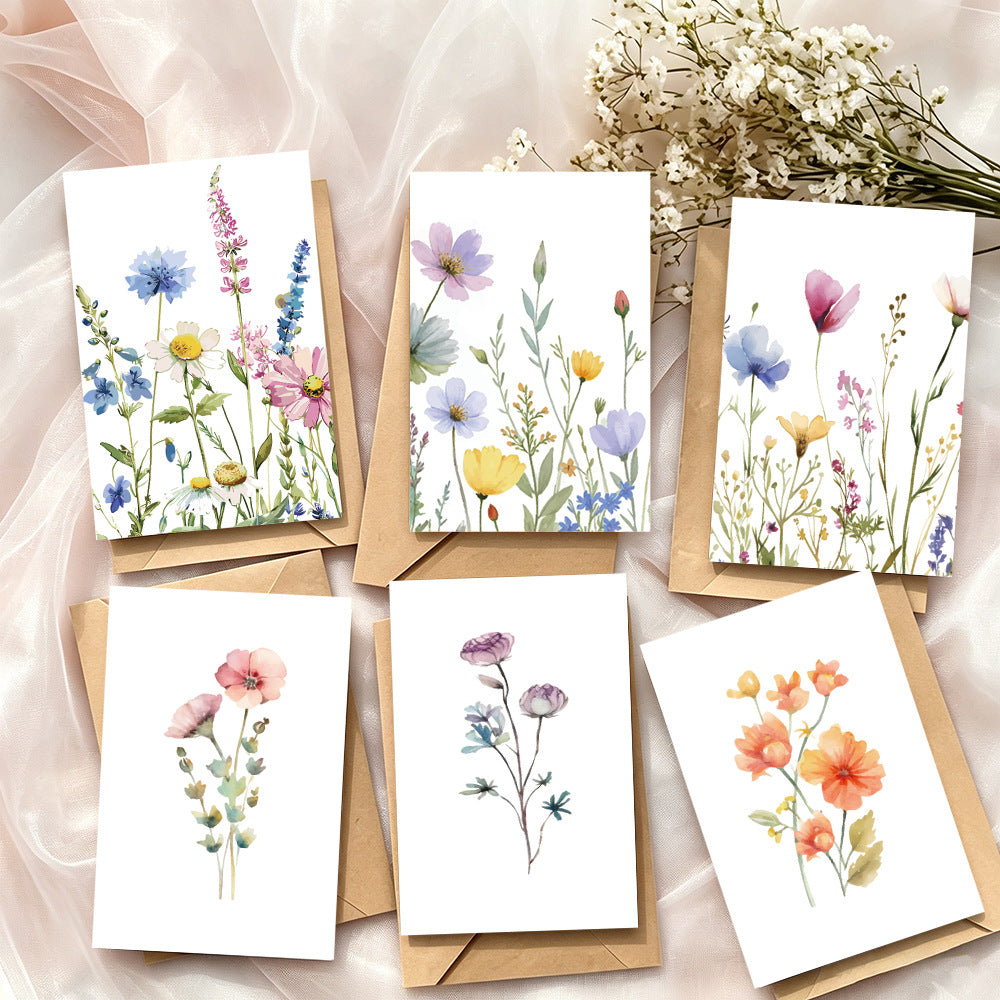 Assorted Birthday Greeting Cards with Envelopes – 6/10/12/20/24 Pack Colorful Birthday Card Set