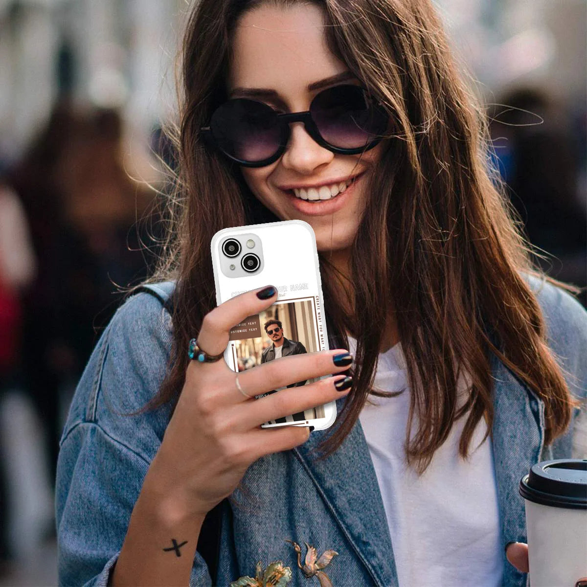 Custom phone case Personalized Custom pattern and text Romantic Gift Anniversary Family Couple Friend Pet