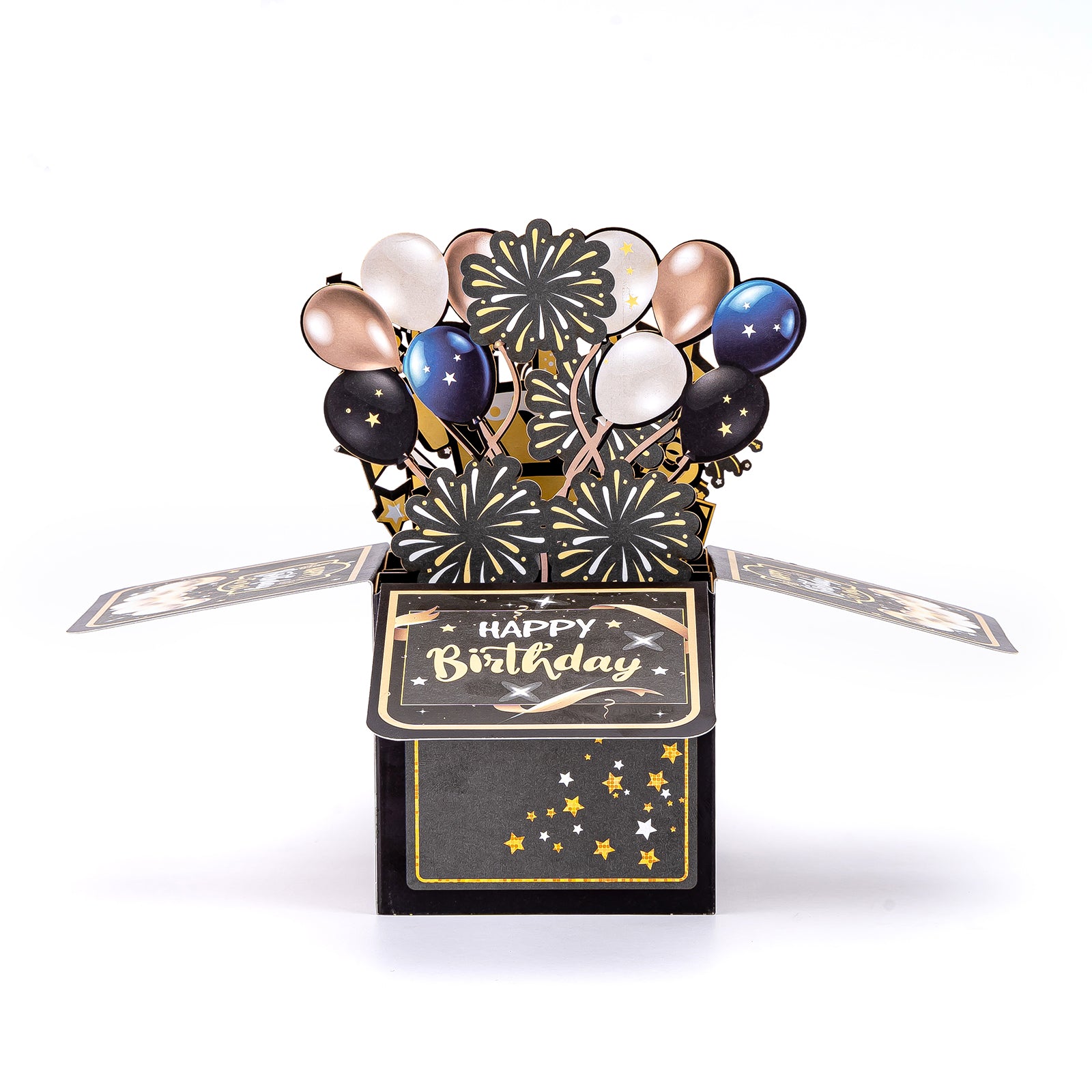 Black Crown Prince 3D Black Birthday Card – Birthday Gift for Men/ Boyfriend/ Boys/ Father