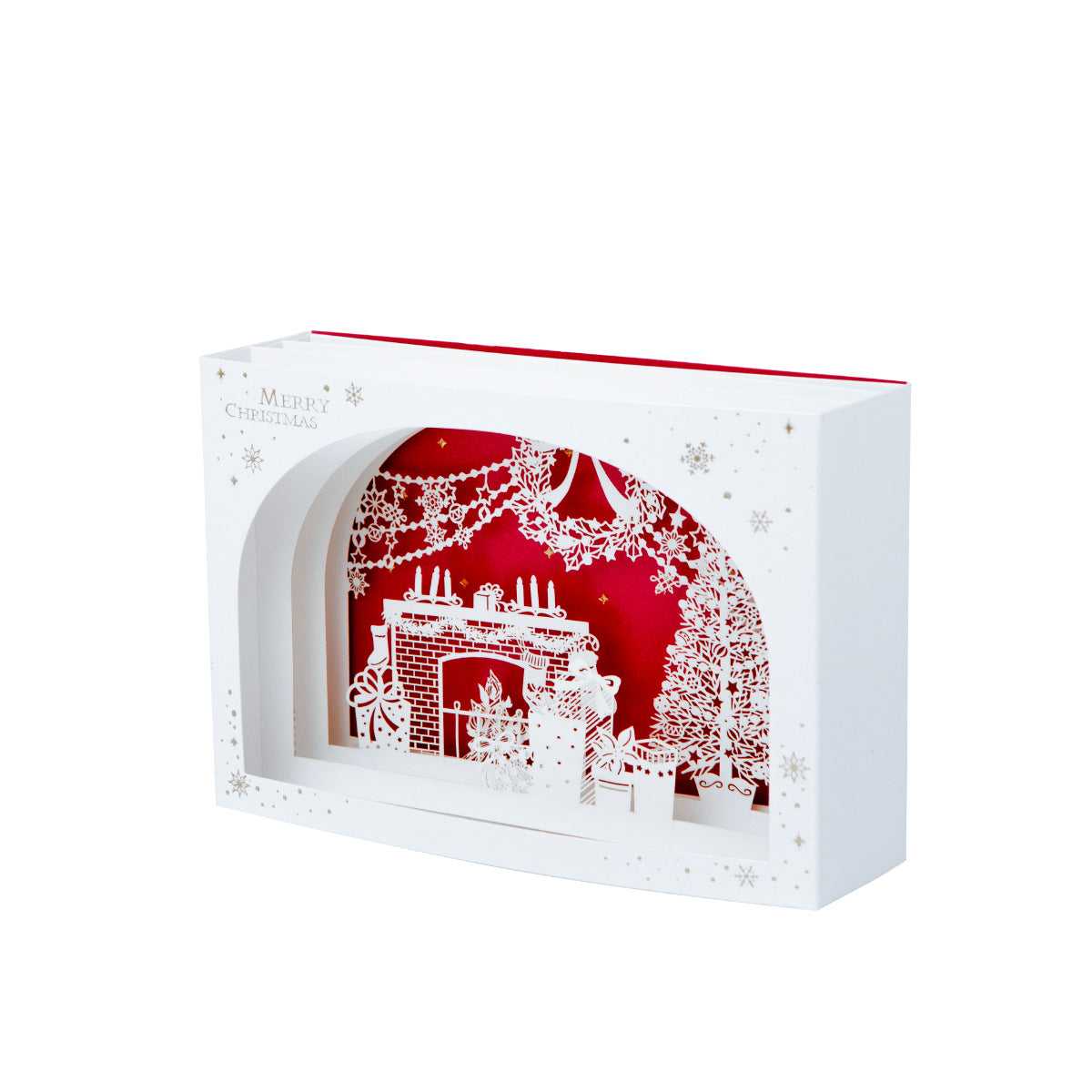 Creative 3D Pop-Up Christmas Greeting Cards – Foldable Christmas Decorative Card & Desktop Ornament
