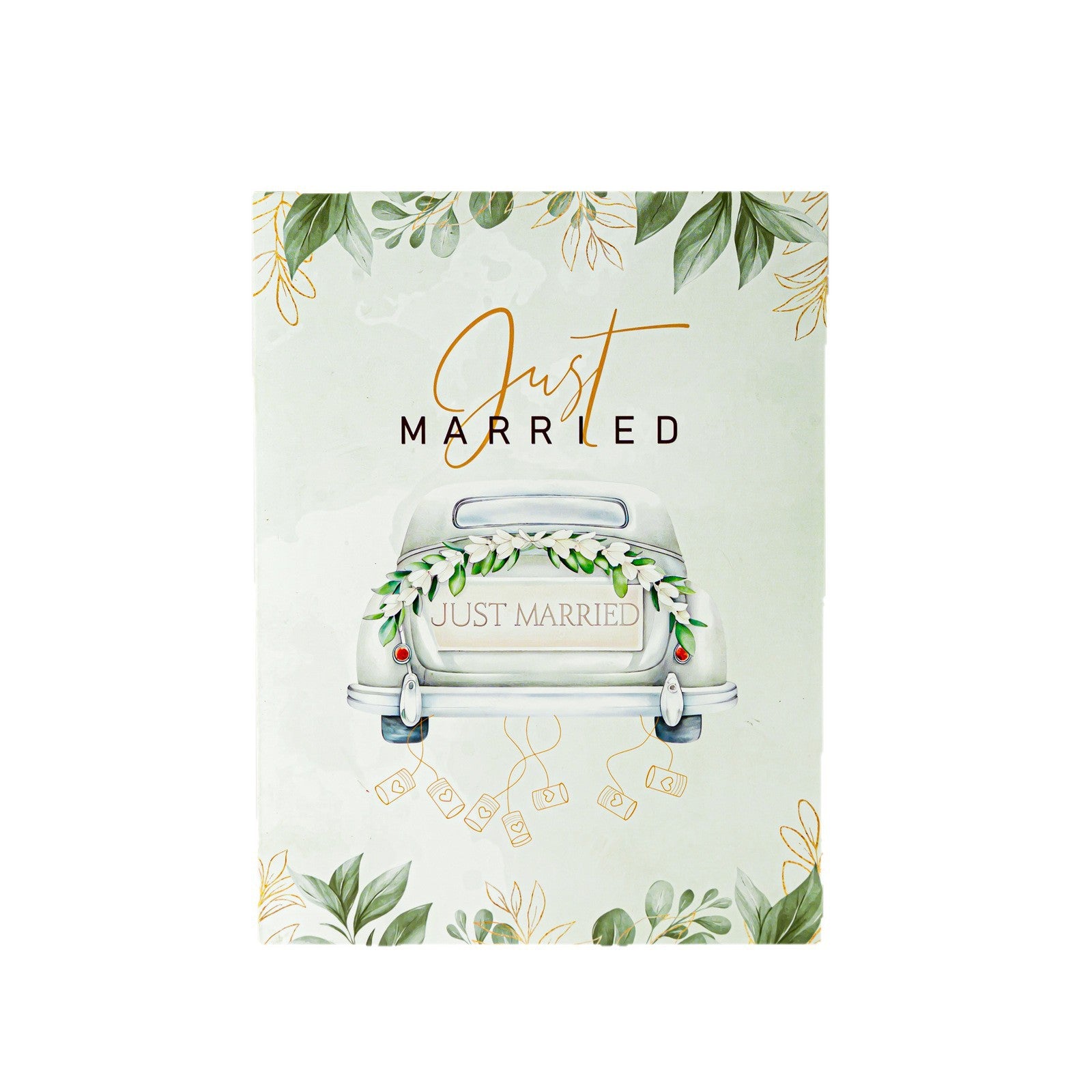 Wedding Invitation Card – 3D Pop-up Folding Card Featuring Sports Car, Hot Air Balloon, Happy Married Greeting Card