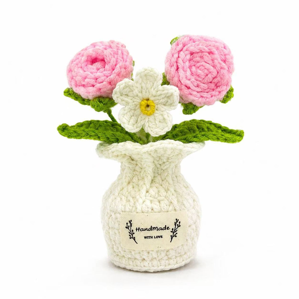 Crochet Flower Potted Plant Gift