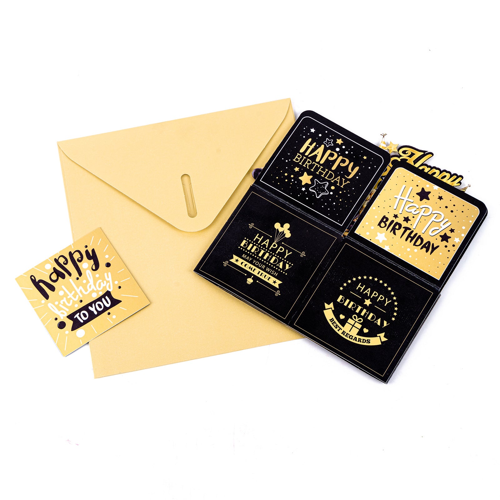 Crown Prince 3D Black Birthday Card – Birthday Gift for Men/ Boyfriend/ Boys/ Father