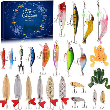 Fishing Advent Calendar 2026, 24-Day Fishing Lure Set